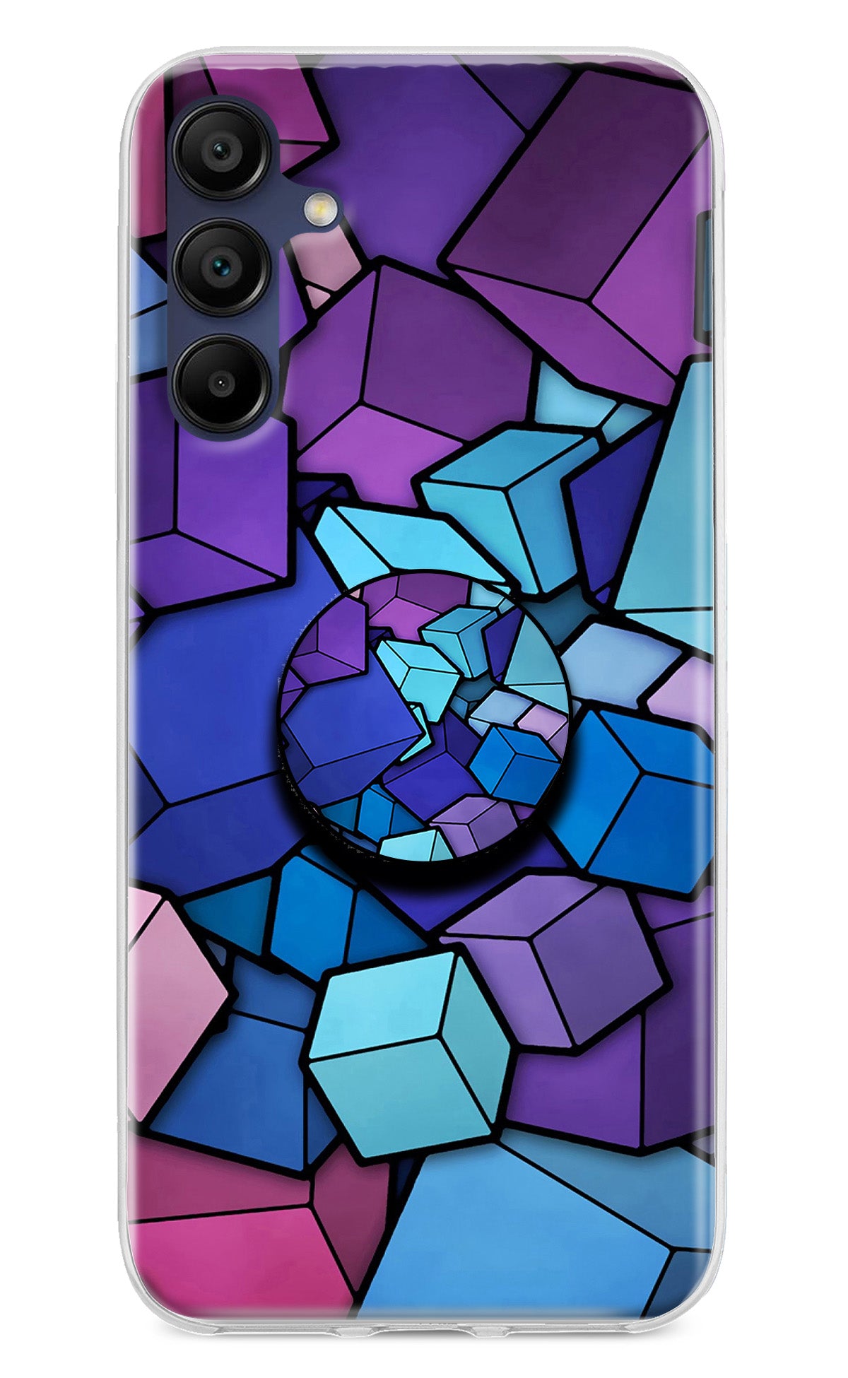 Cubic Abstract Samsung A15 5G Pop Case