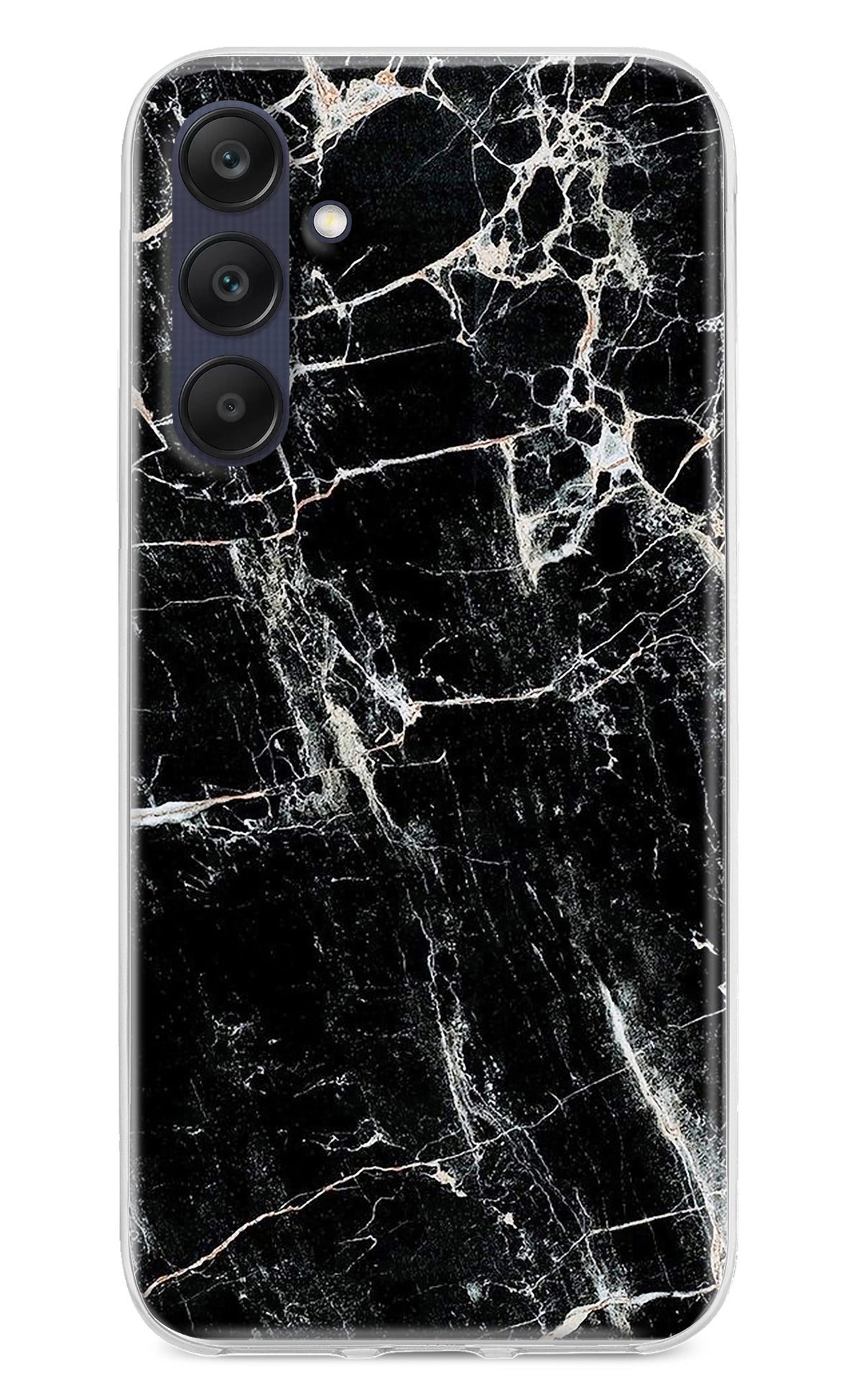 Black Marble Texture Samsung A25 5G Back Cover