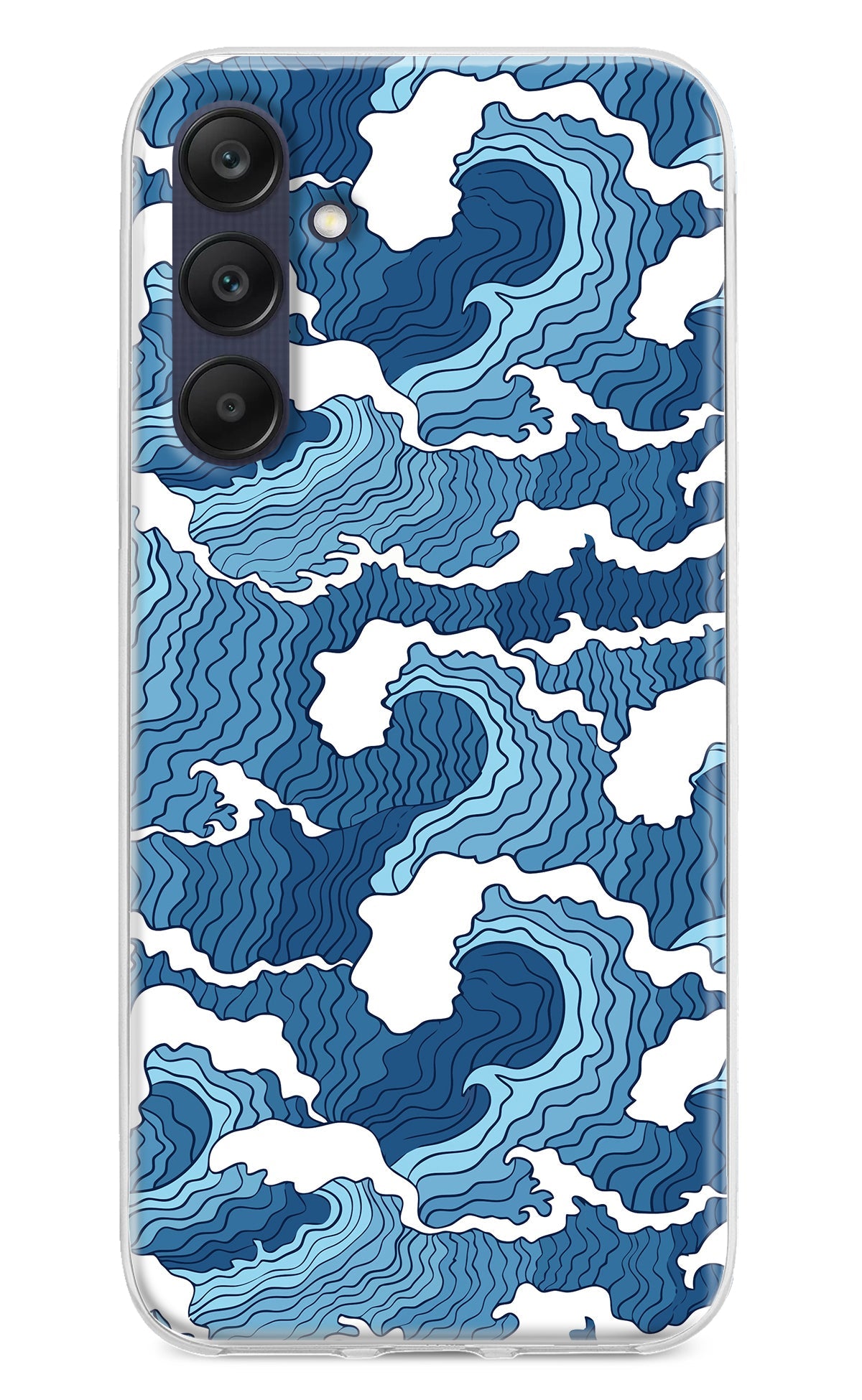 Blue Waves Samsung A25 5G Back Cover