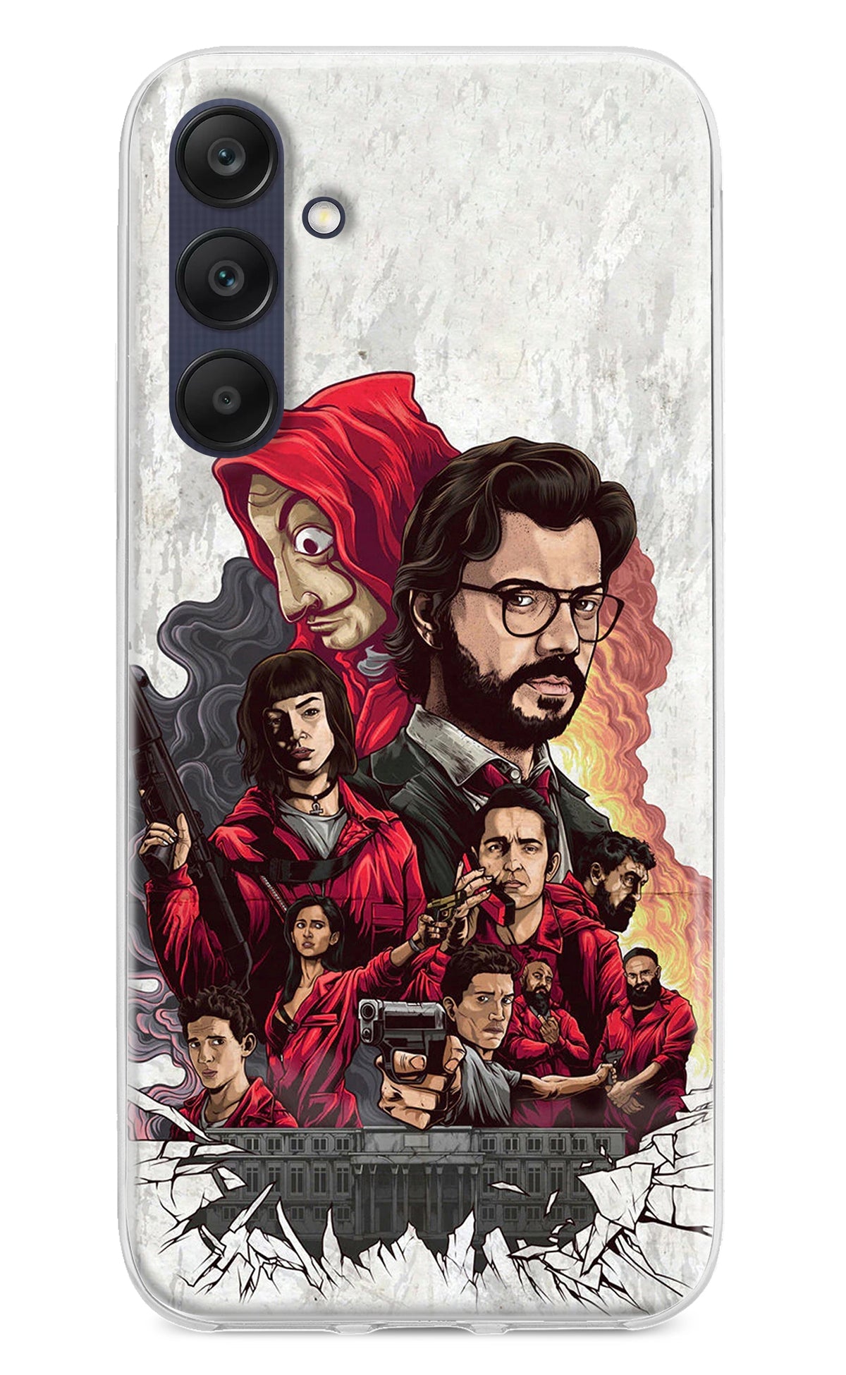 Money Heist Artwork Samsung A25 5G Back Cover