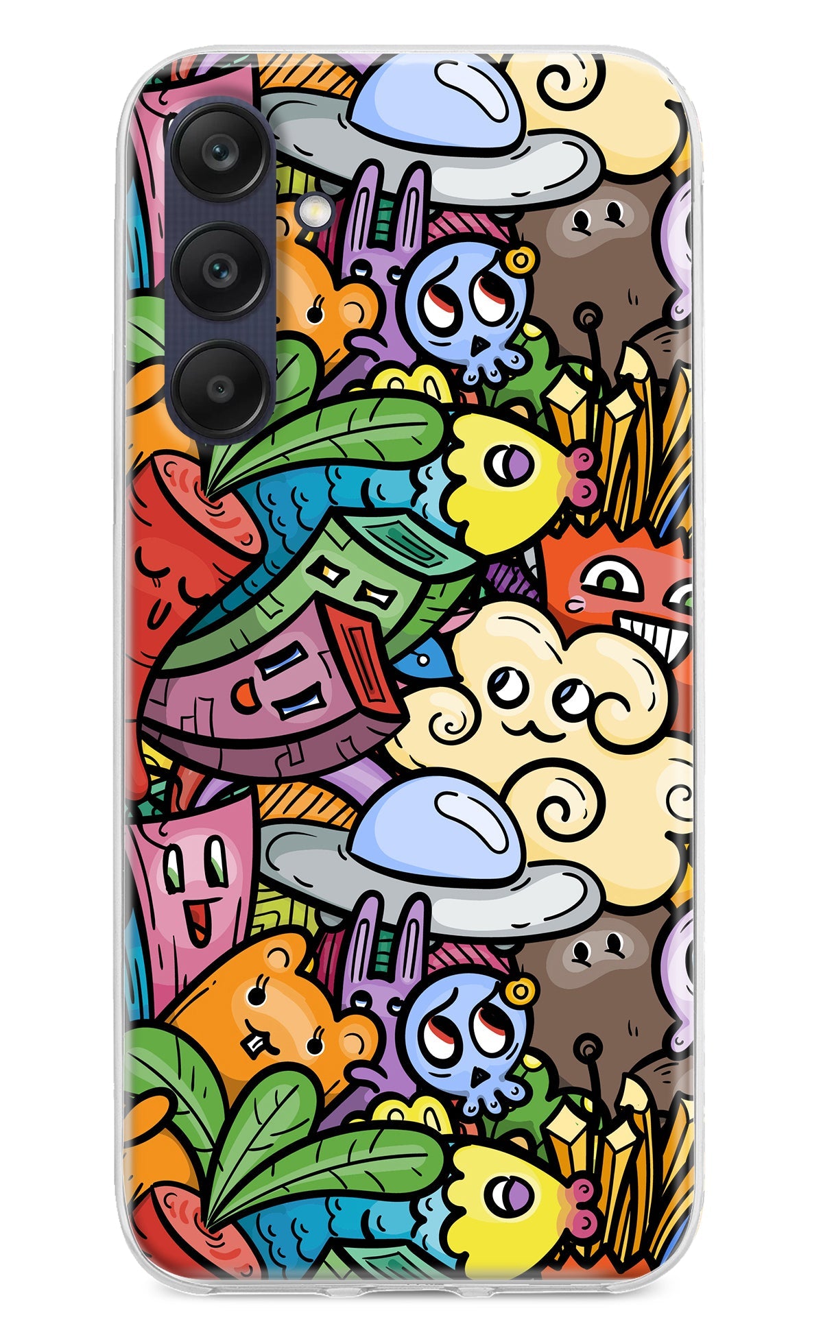 Veggie Doodle Samsung A25 5G Back Cover