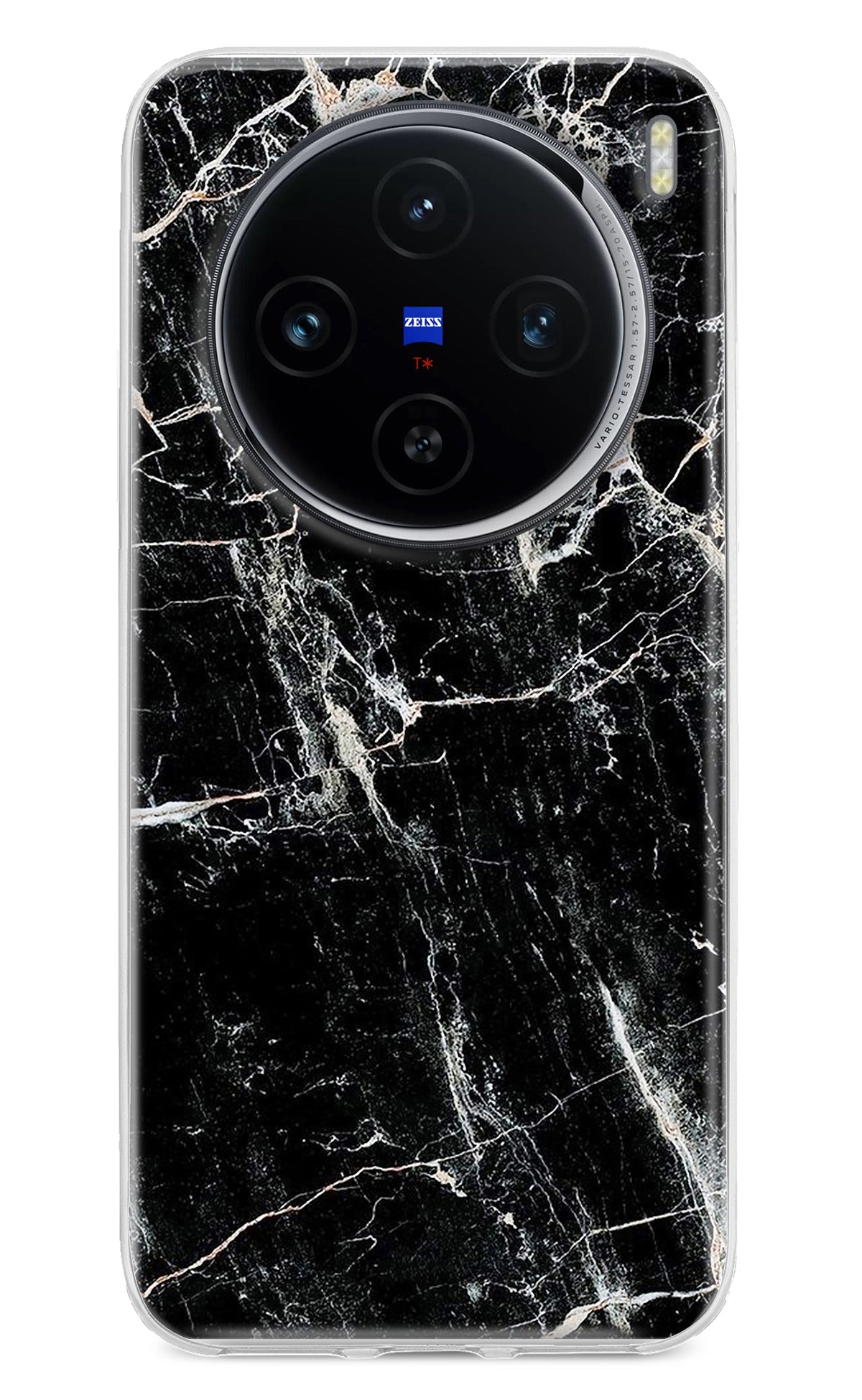 Black Marble Texture Vivo X100 Back Cover