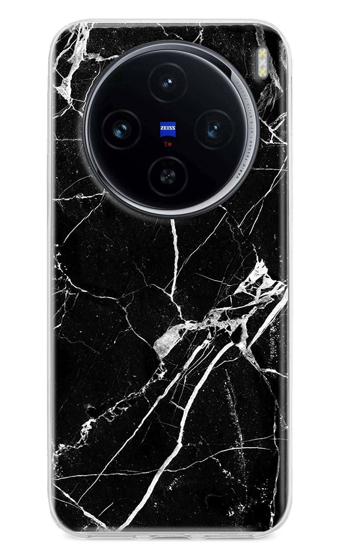 Black Marble Pattern Vivo X100 Back Cover