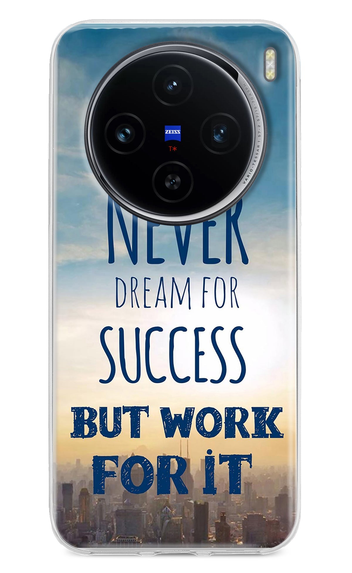 Never Dream For Success But Work For It Vivo X100 Back Cover