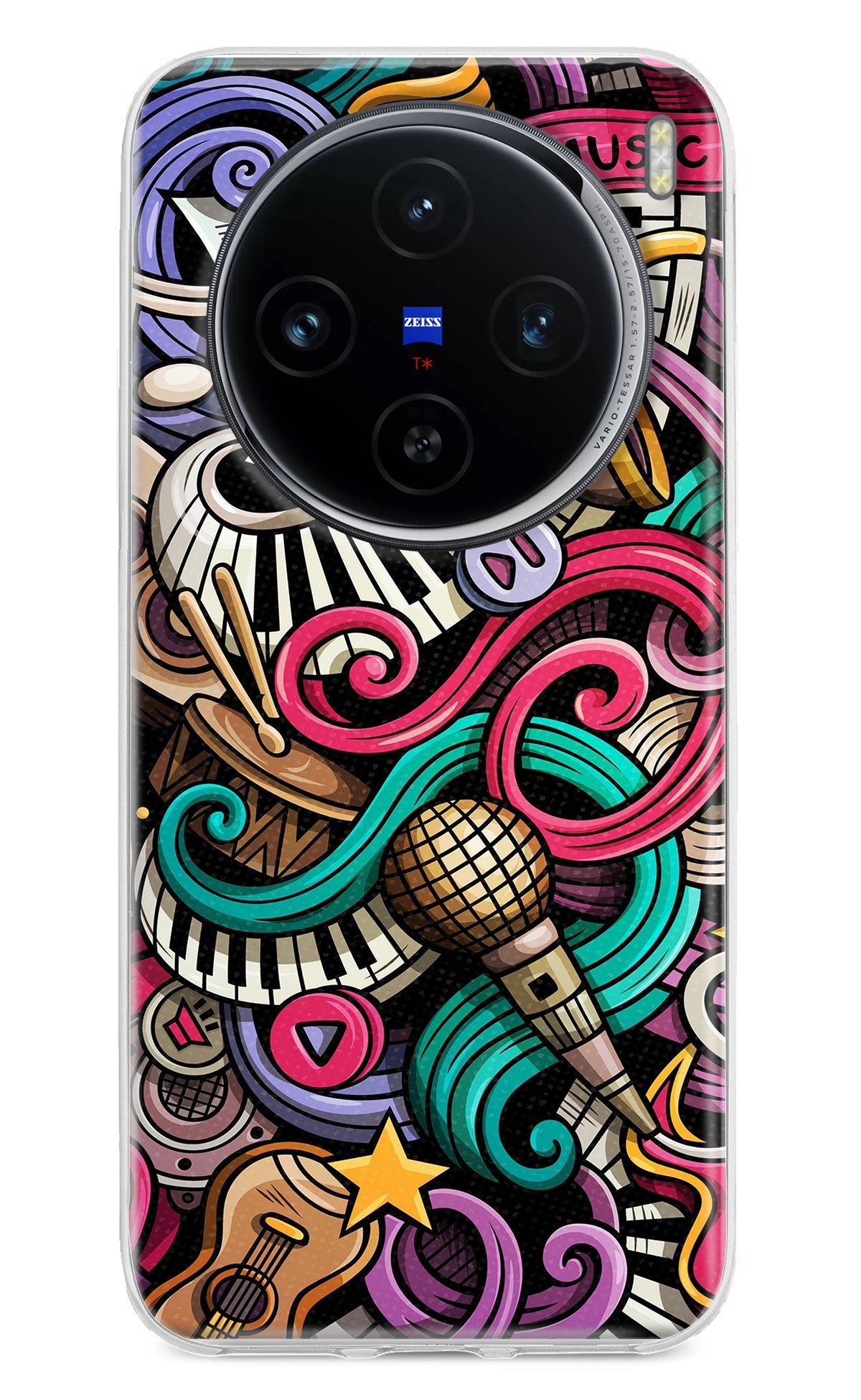 Music Abstract Vivo X100 Back Cover