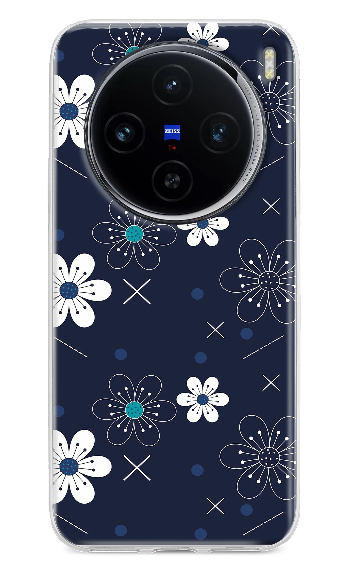 Flowers Vivo X100 Back Cover