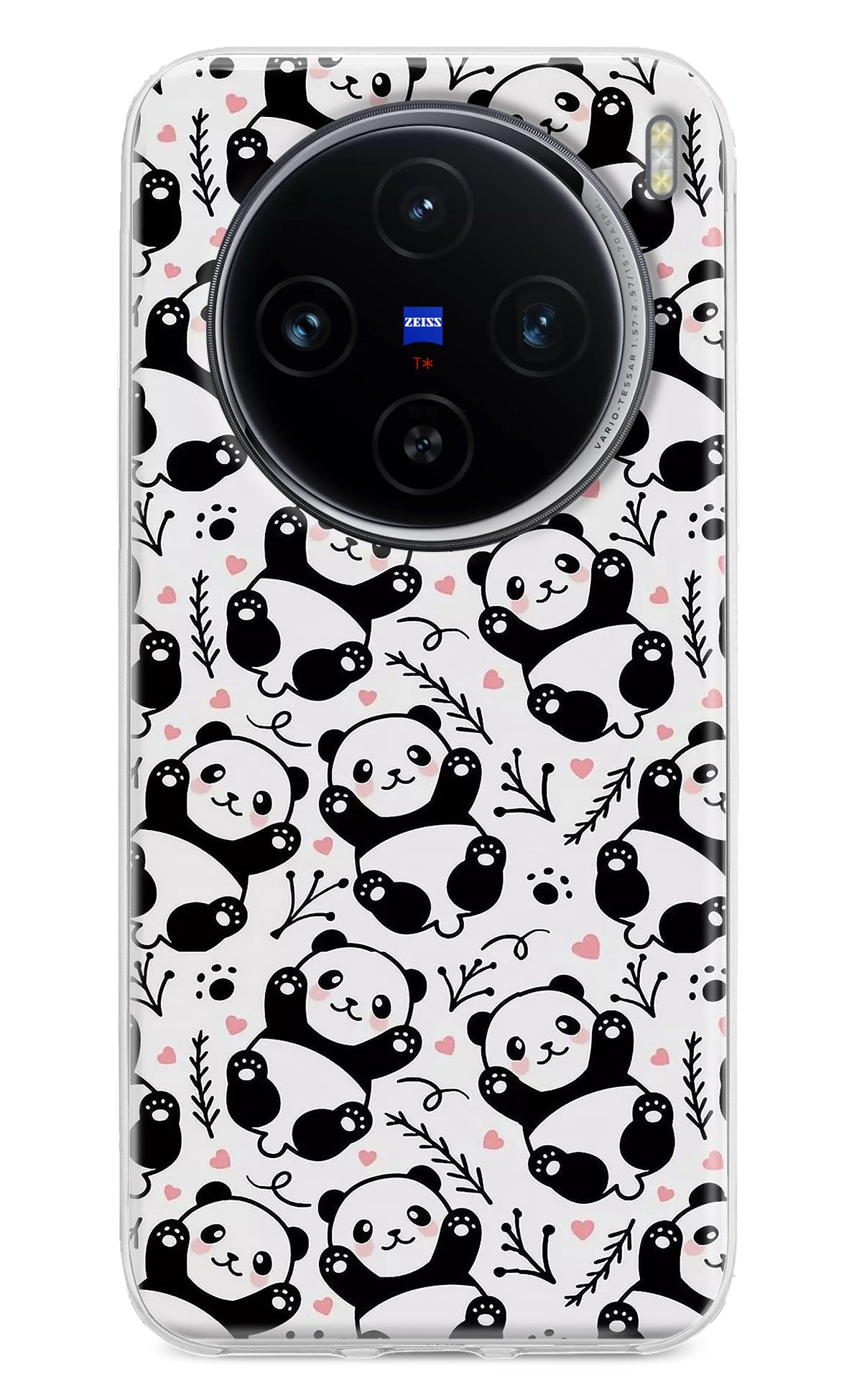 Cute Panda Vivo X100 Back Cover