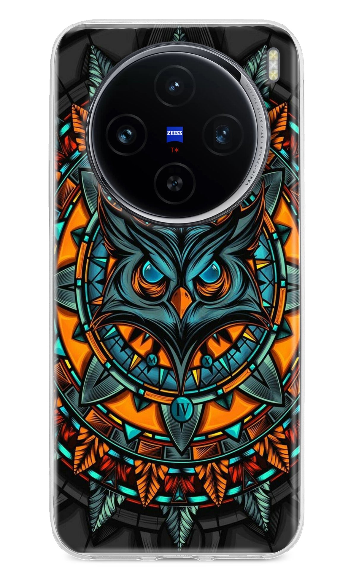 Angry Owl Art Vivo X100 Back Cover