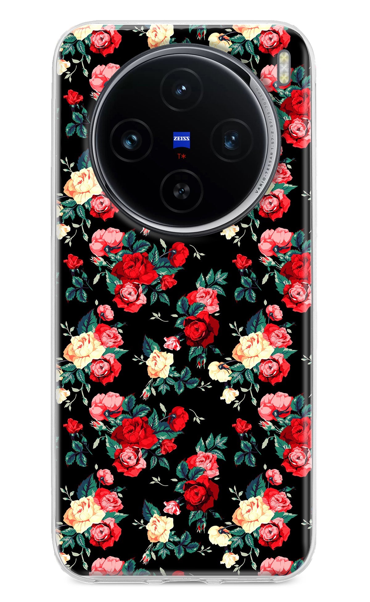 Rose Pattern Vivo X100 Back Cover