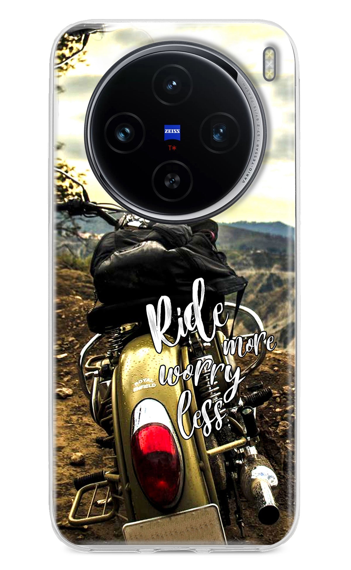 Ride More Worry Less Vivo X100 Back Cover