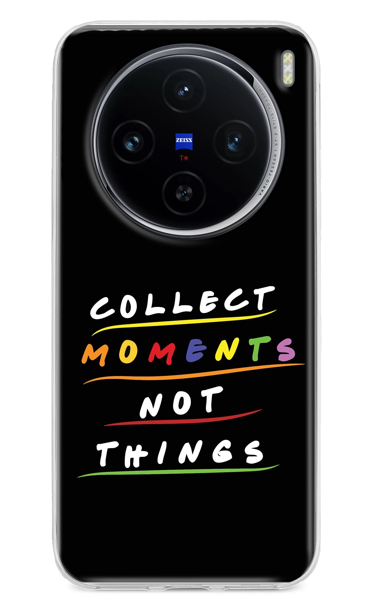 Collect Moments Not Things Vivo X100 Back Cover