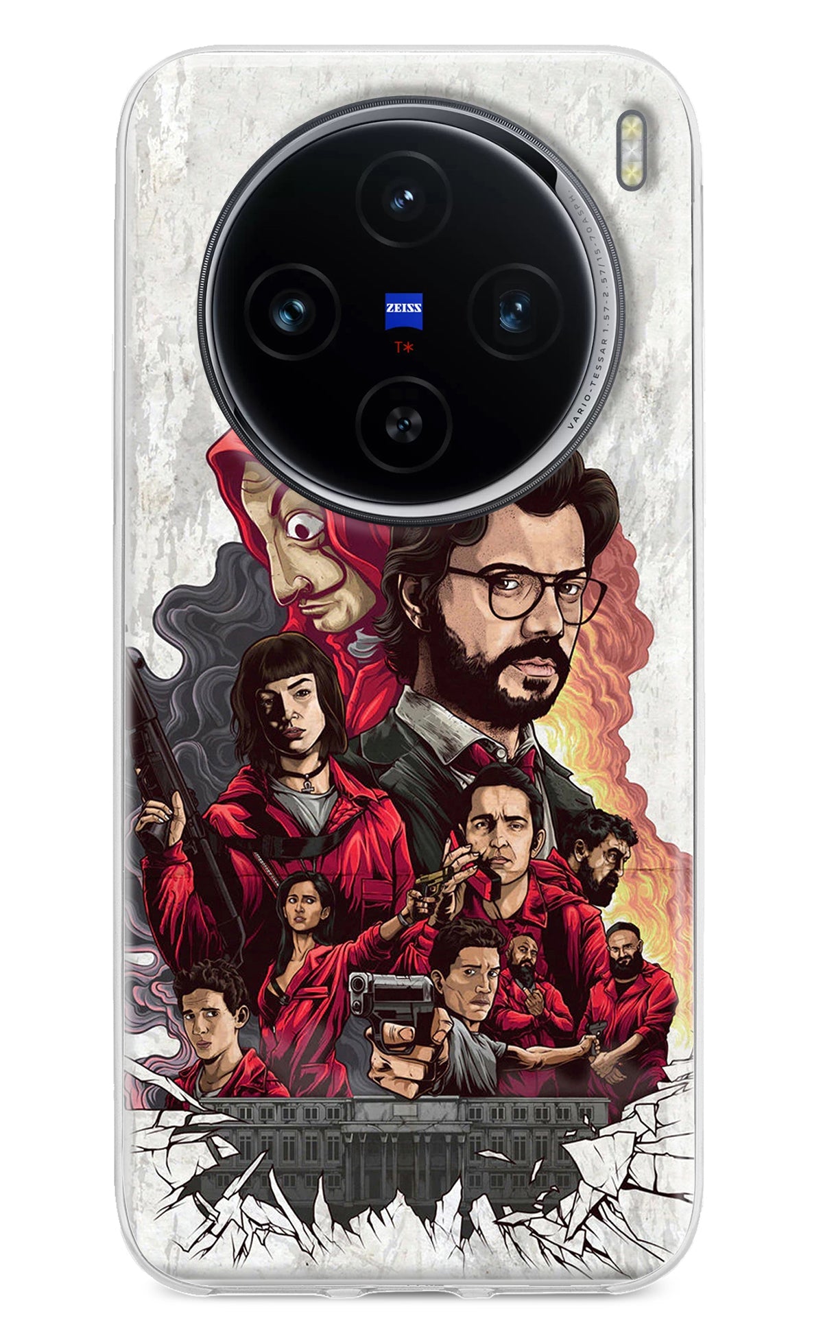 Money Heist Artwork Vivo X100 Back Cover