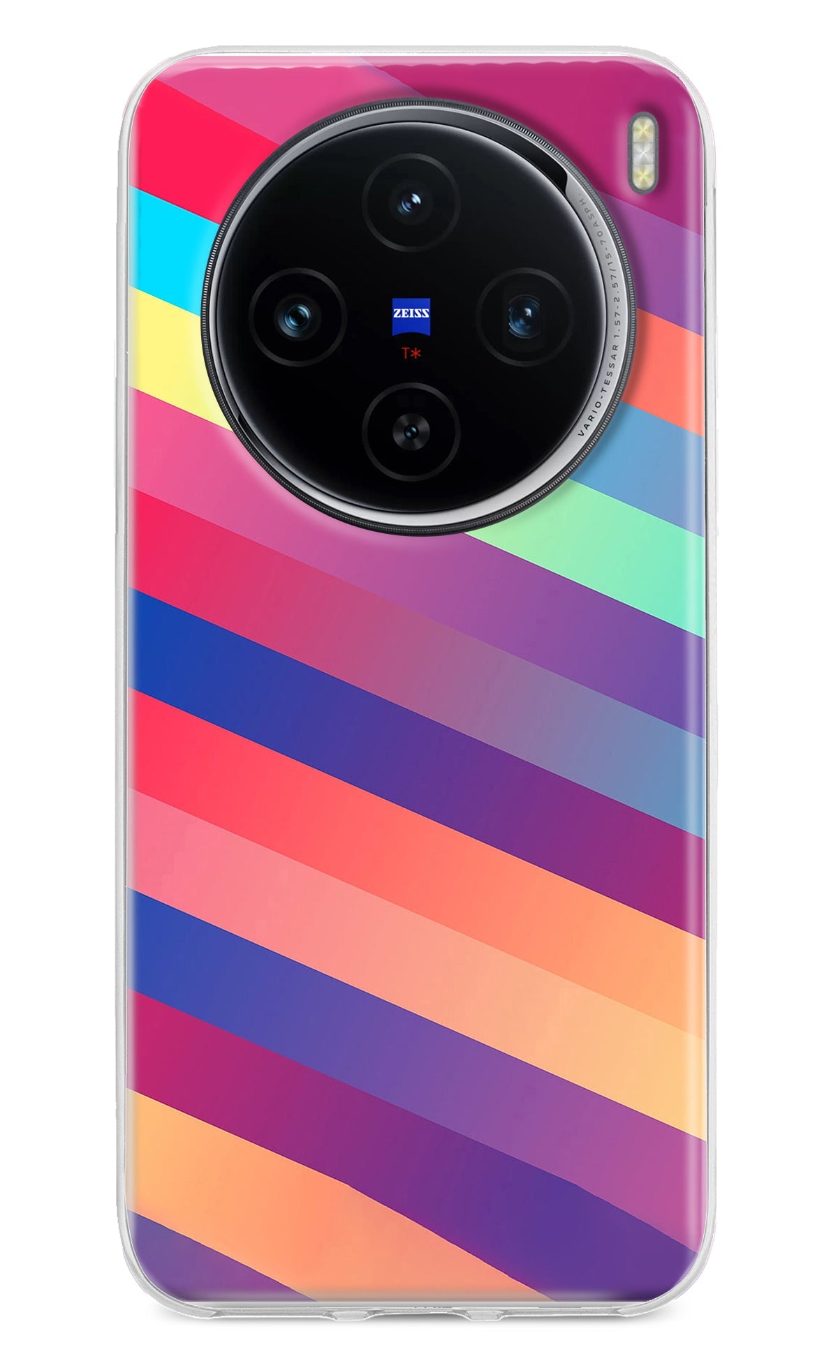 Stripes color Vivo X100 Back Cover