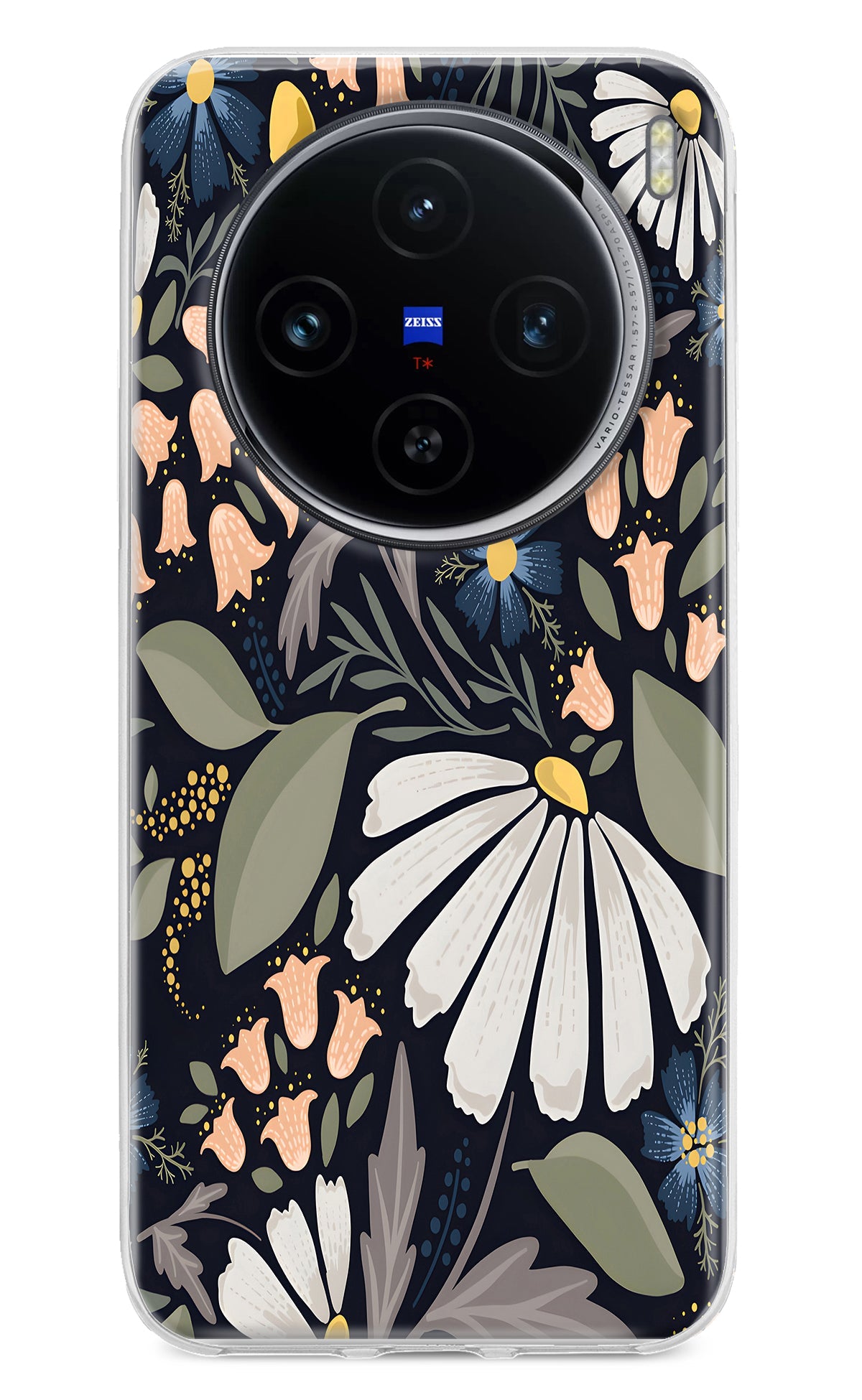 Flowers Art Vivo X100 Back Cover