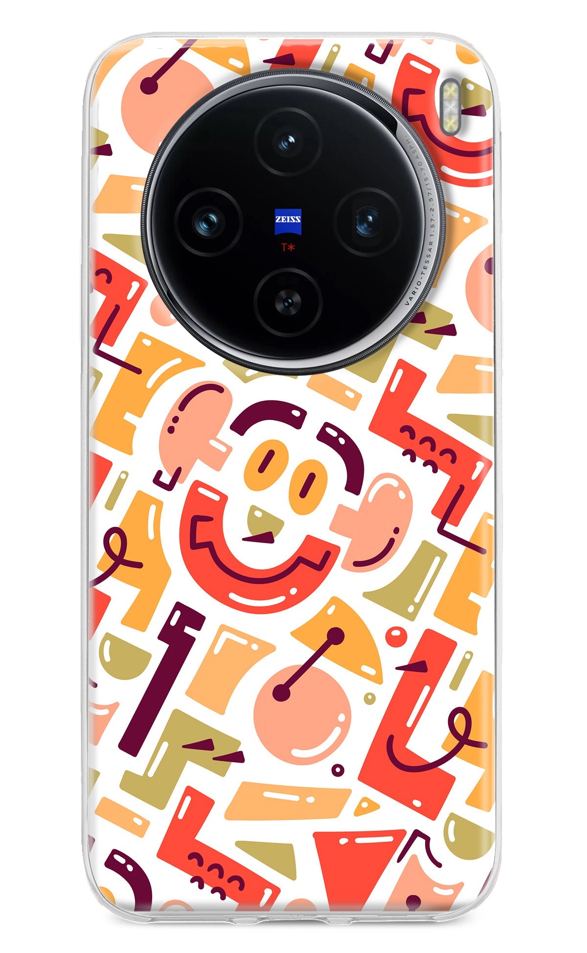 Doodle Pattern Vivo X100 Back Cover