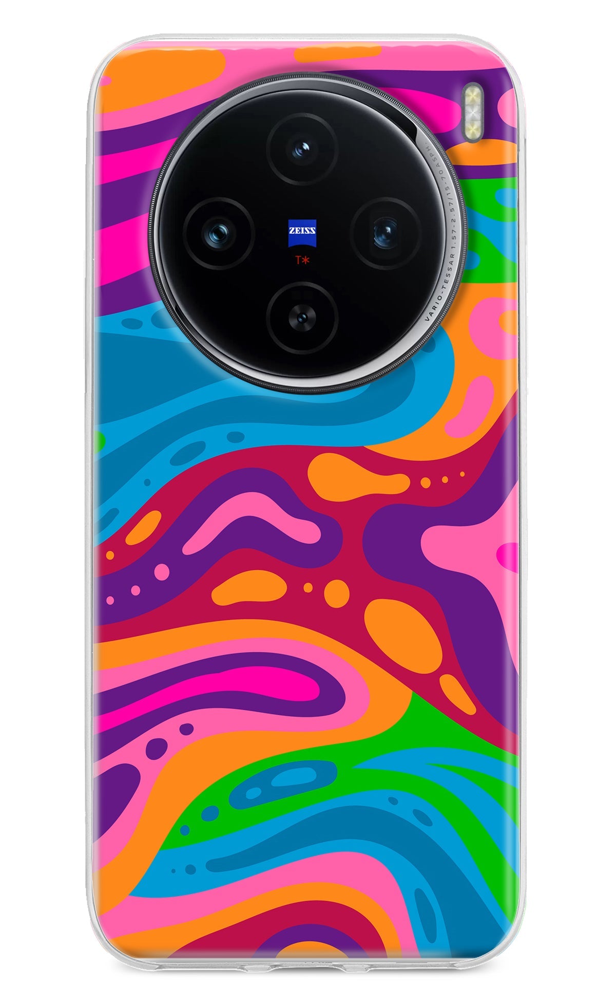 Trippy Pattern Vivo X100 Back Cover