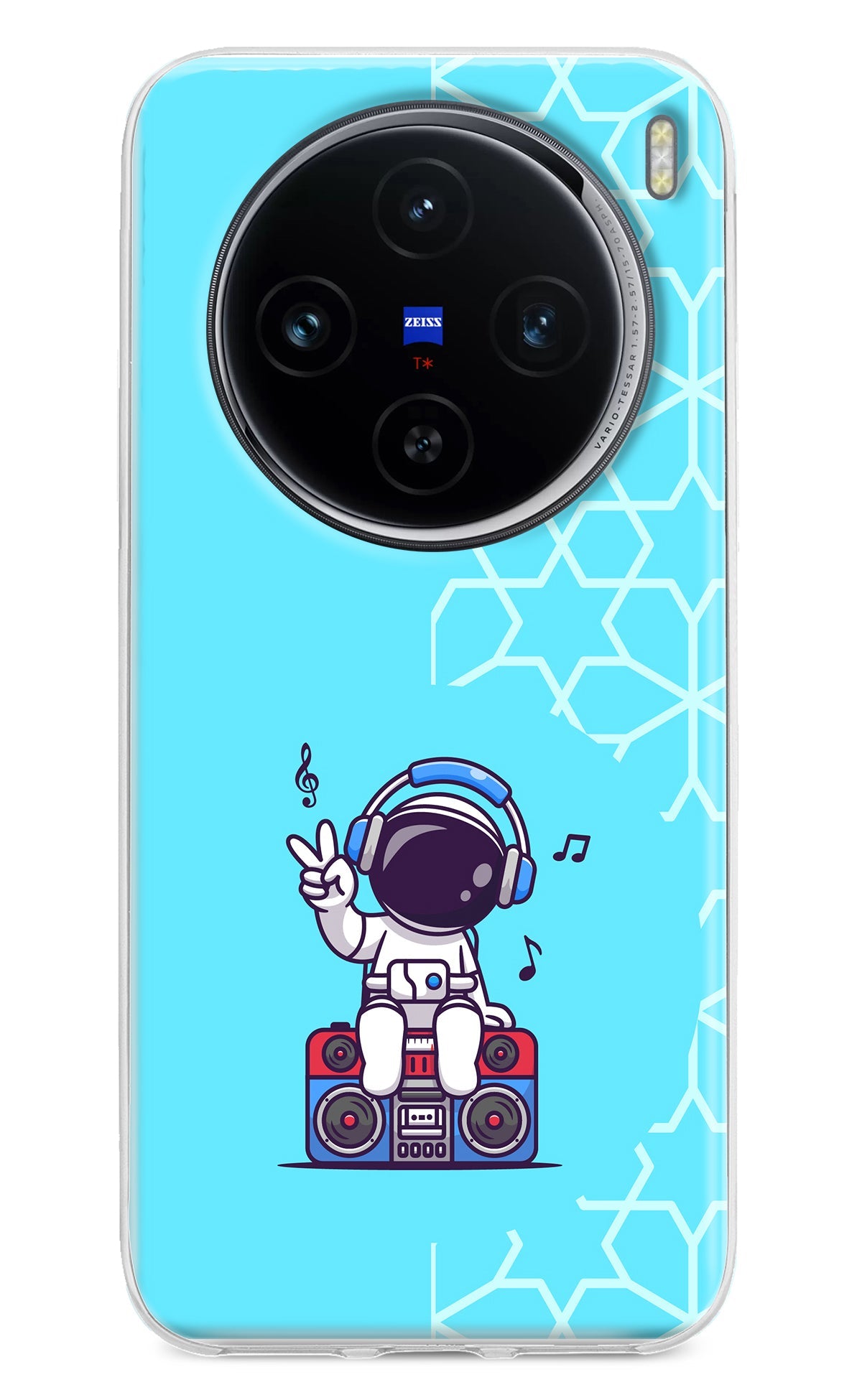 Cute Astronaut Chilling Vivo X100 Back Cover