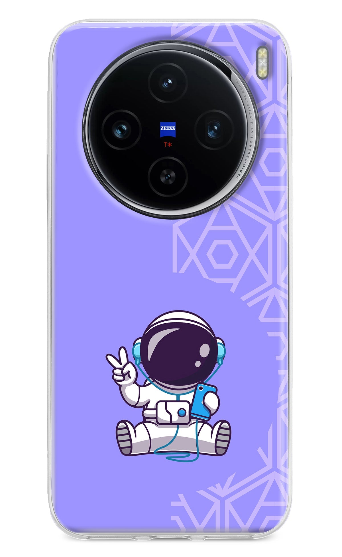 Cute Astronaut Chilling Vivo X100 Back Cover