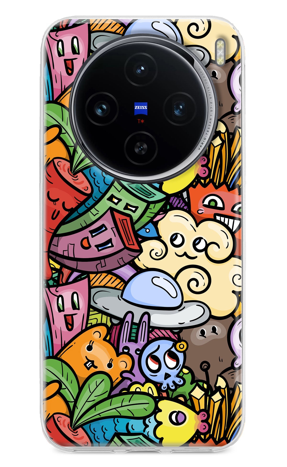 Veggie Doodle Vivo X100 Back Cover