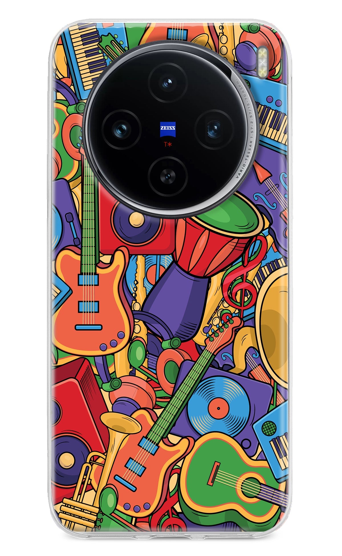 Music Instrument Doodle Vivo X100 Back Cover