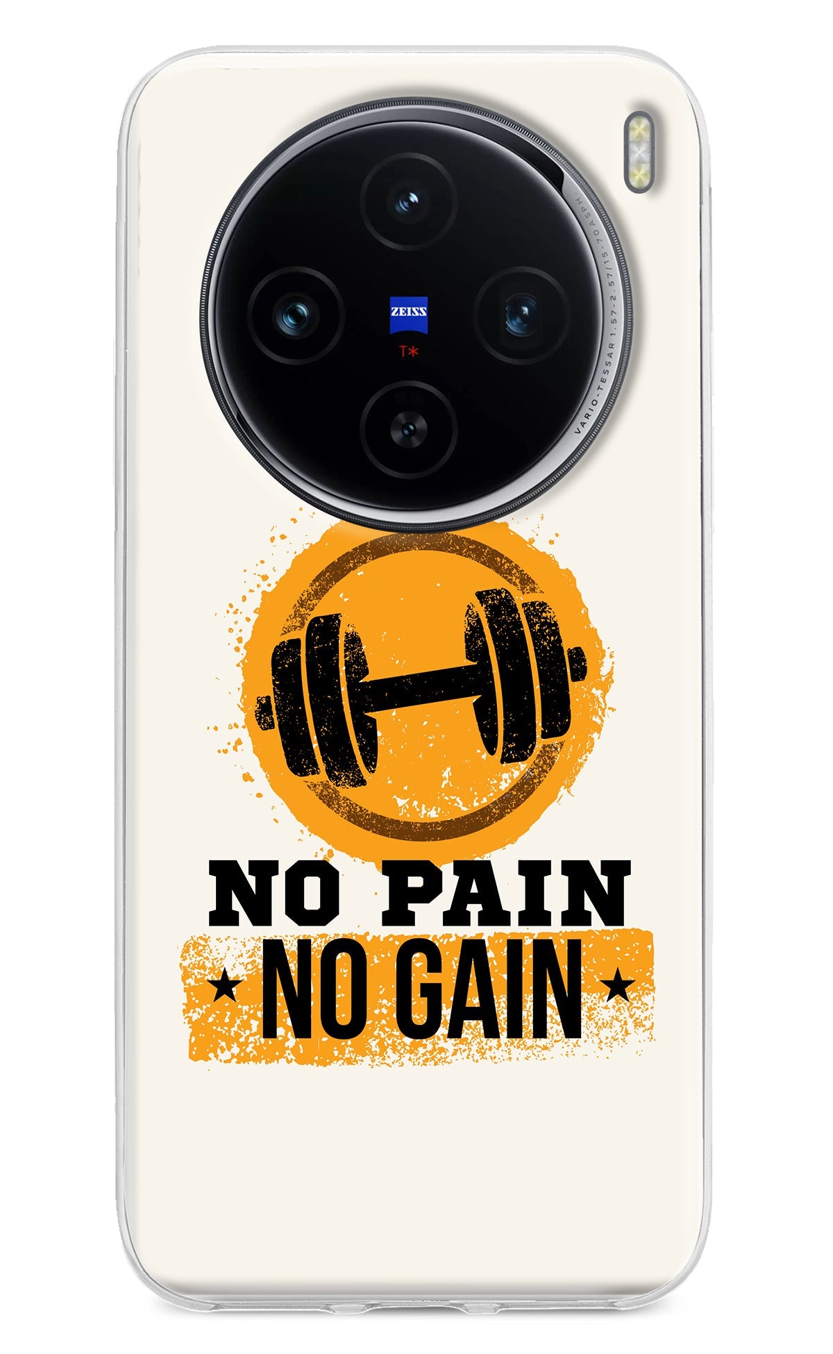 No Pain No Gain Vivo X100 Back Cover