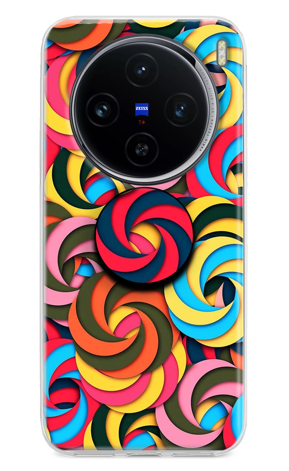 Spiral Pattern Vivo X100 Pop Case