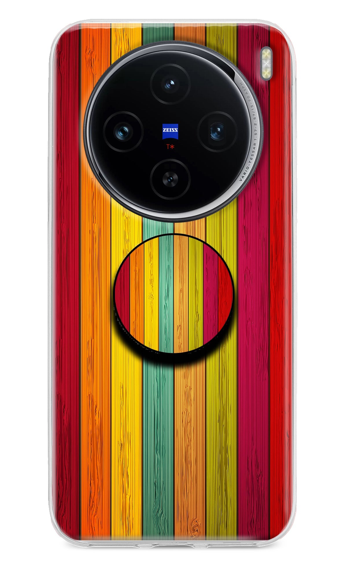 Multicolor Wooden Vivo X100 Pop Case