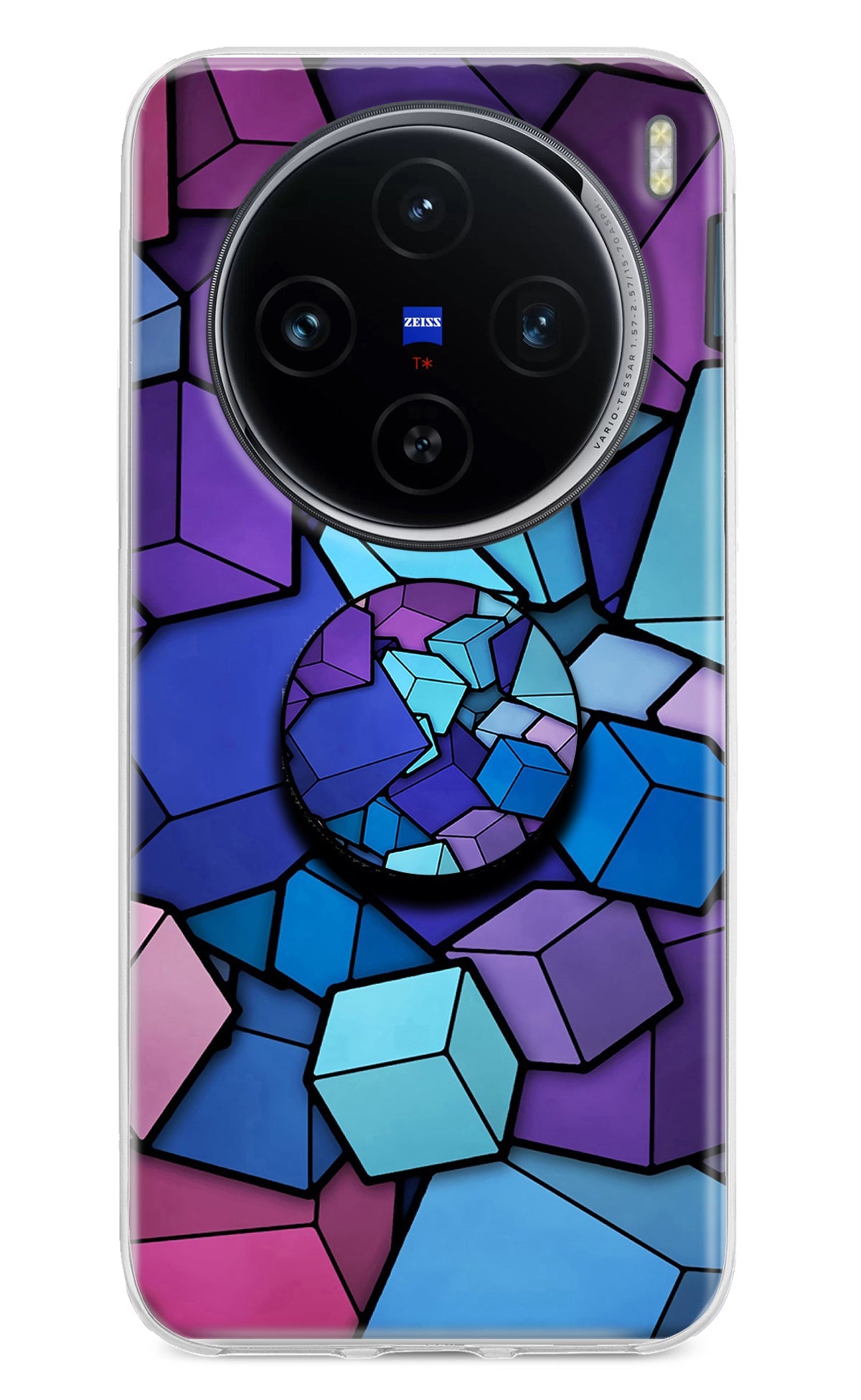 Cubic Abstract Vivo X100 Pop Case