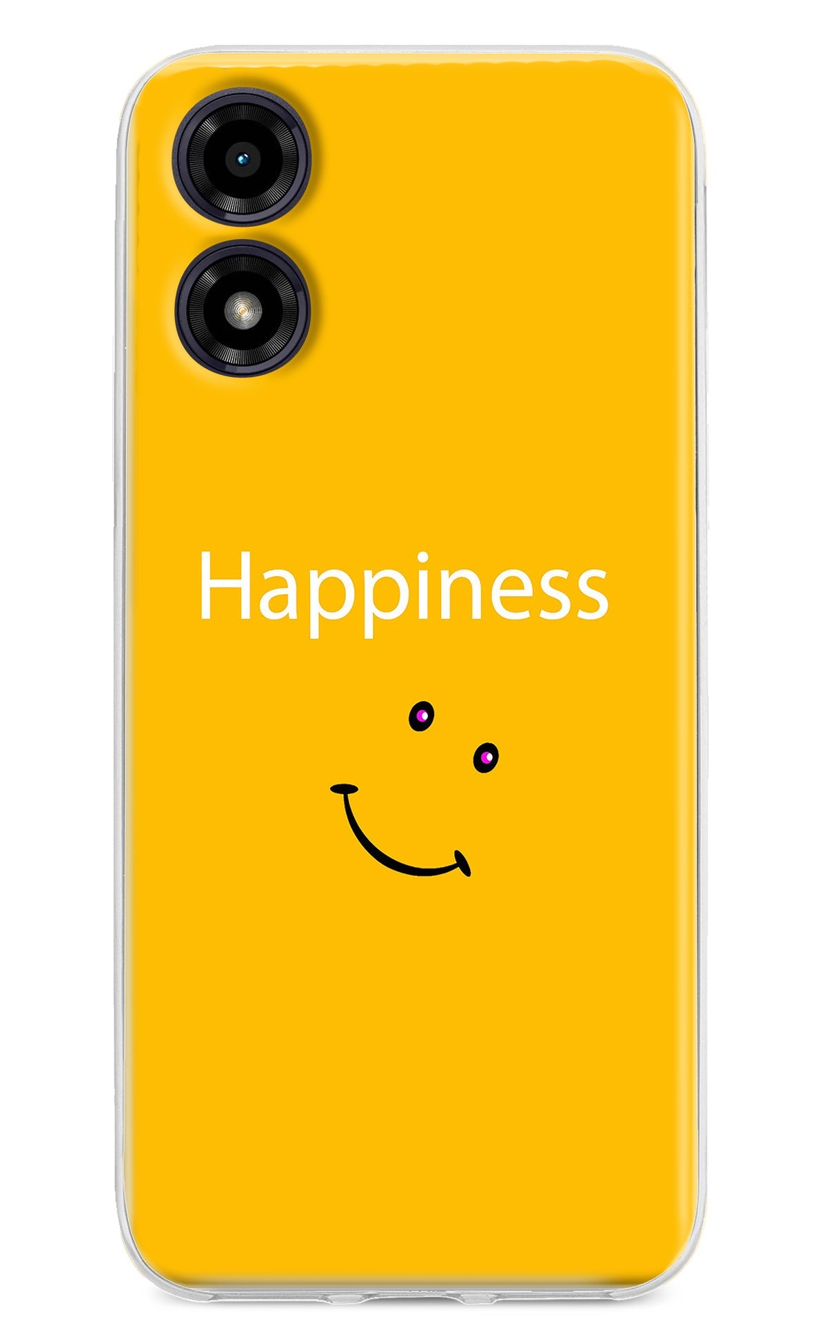 Happiness With Smiley Moto G04 Back Cover