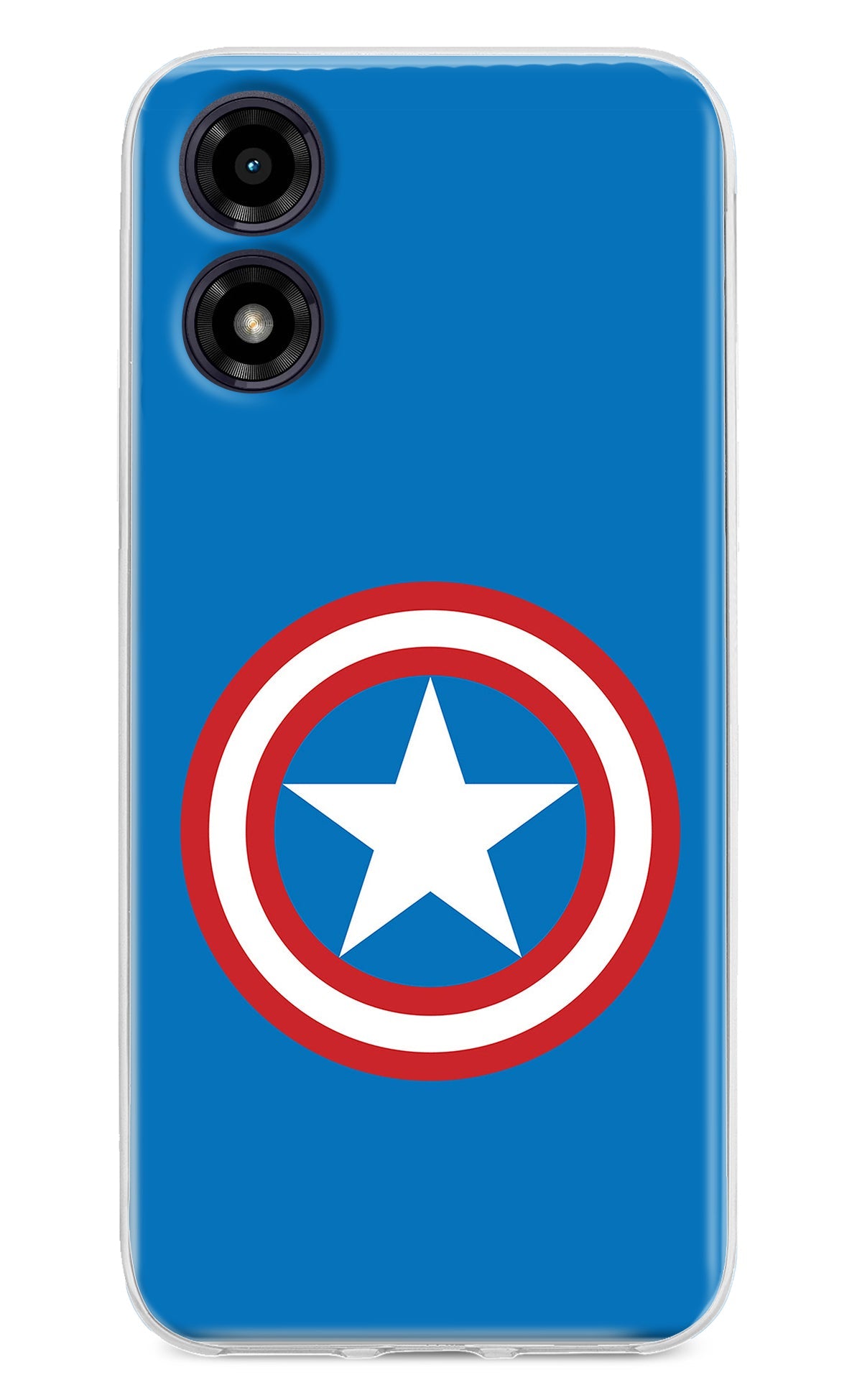 Captain America Logo Moto G04 Back Cover
