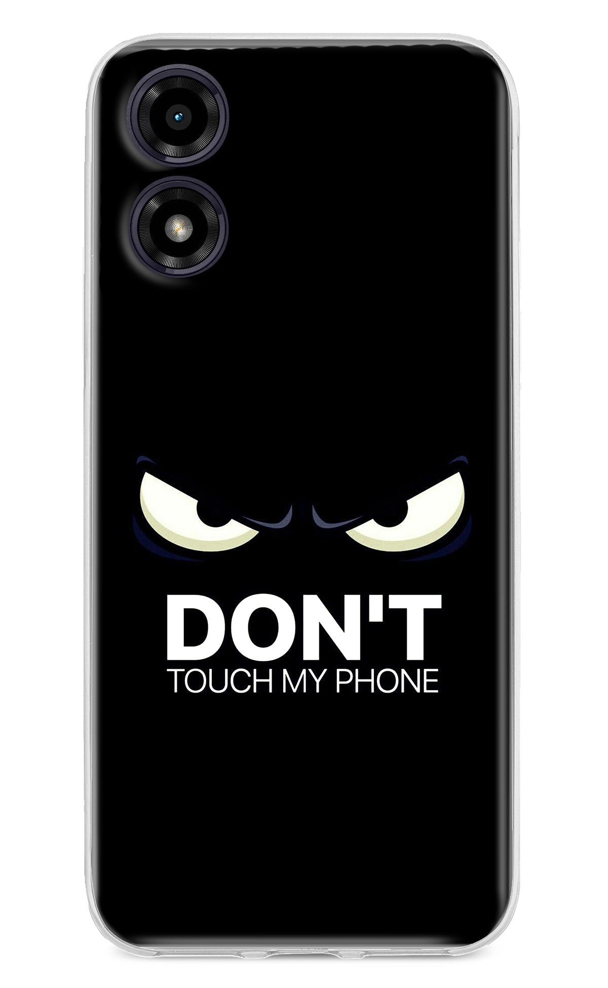 Don'T Touch My Phone Moto G04 Back Cover