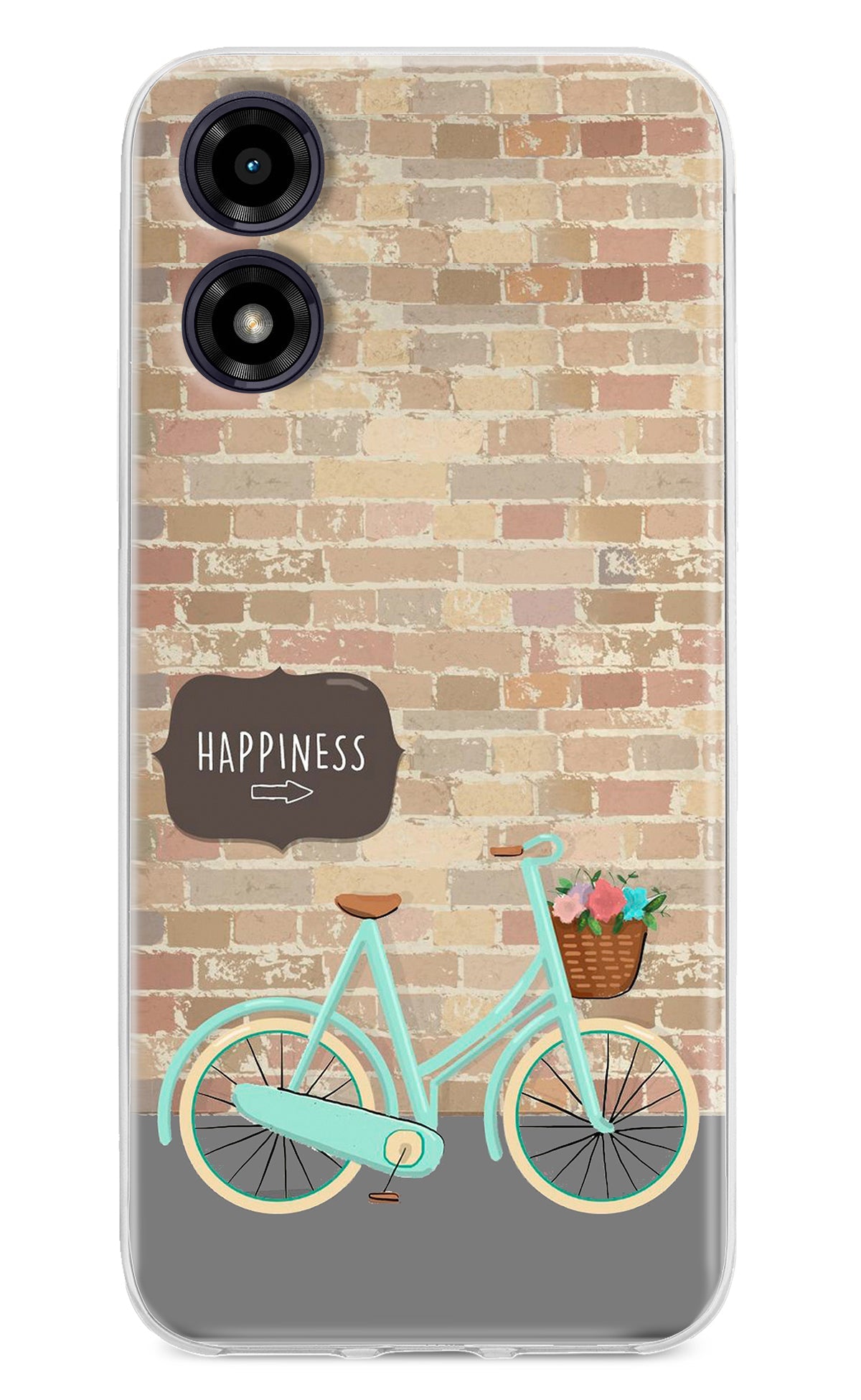 Happiness Artwork Moto G04 Back Cover