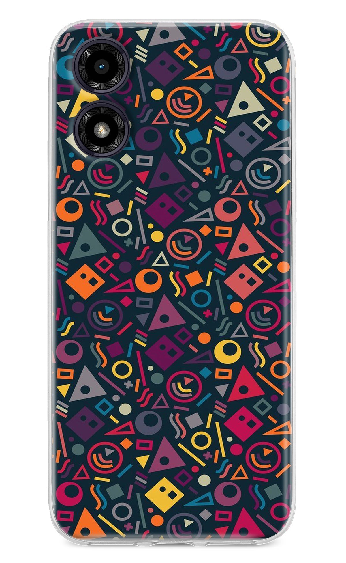 Geometric Abstract Moto G04 Back Cover