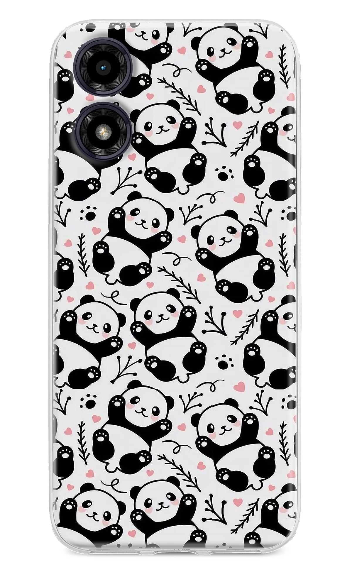 Cute Panda Moto G04 Back Cover