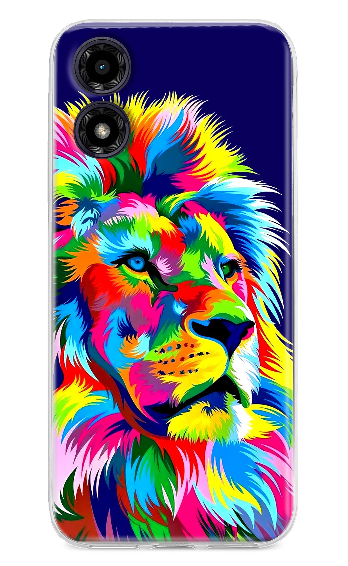 Vector Art Lion Moto G04 Back Cover