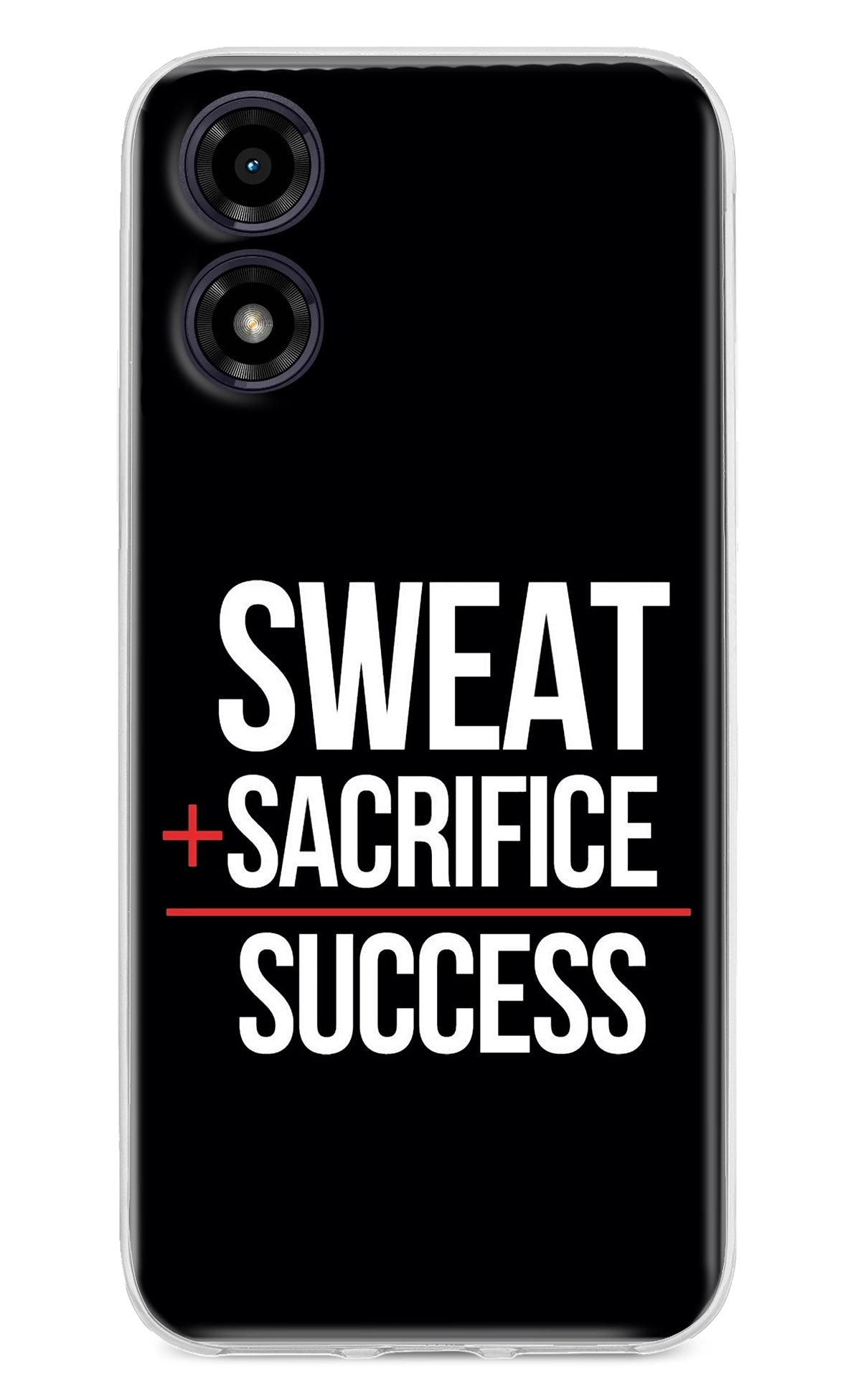 Sweat Sacrifice Success Moto G04 Back Cover