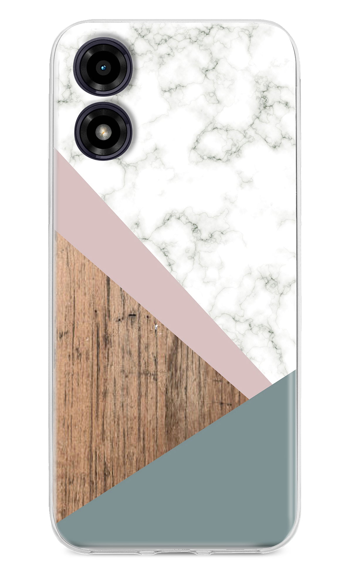 Marble wood Abstract Moto G04 Back Cover