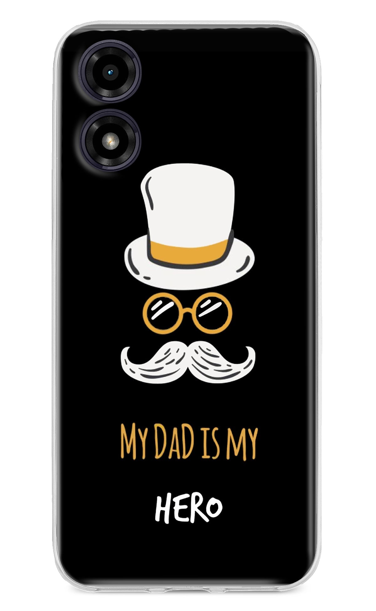 My Dad Is My Hero Moto G04 Back Cover