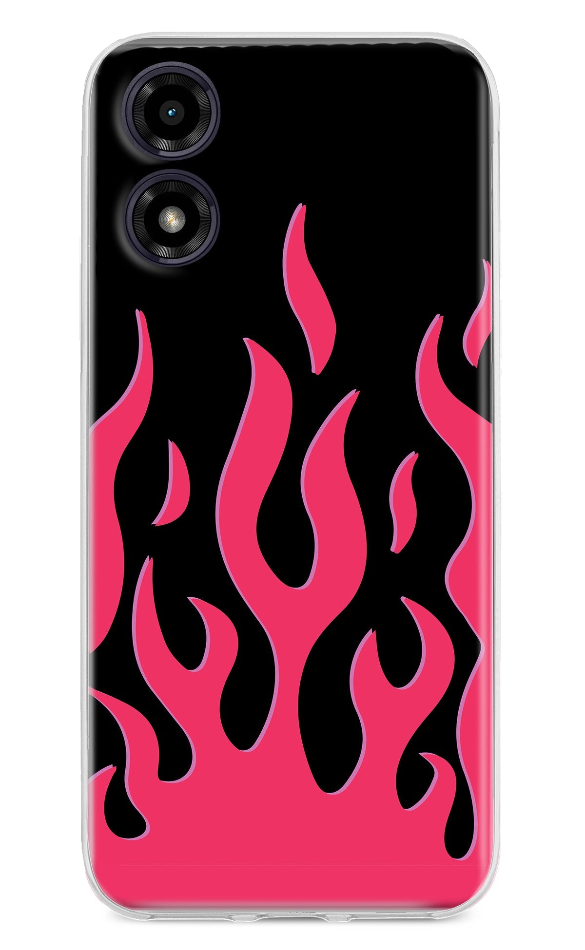 Fire Flames Moto G04 Back Cover