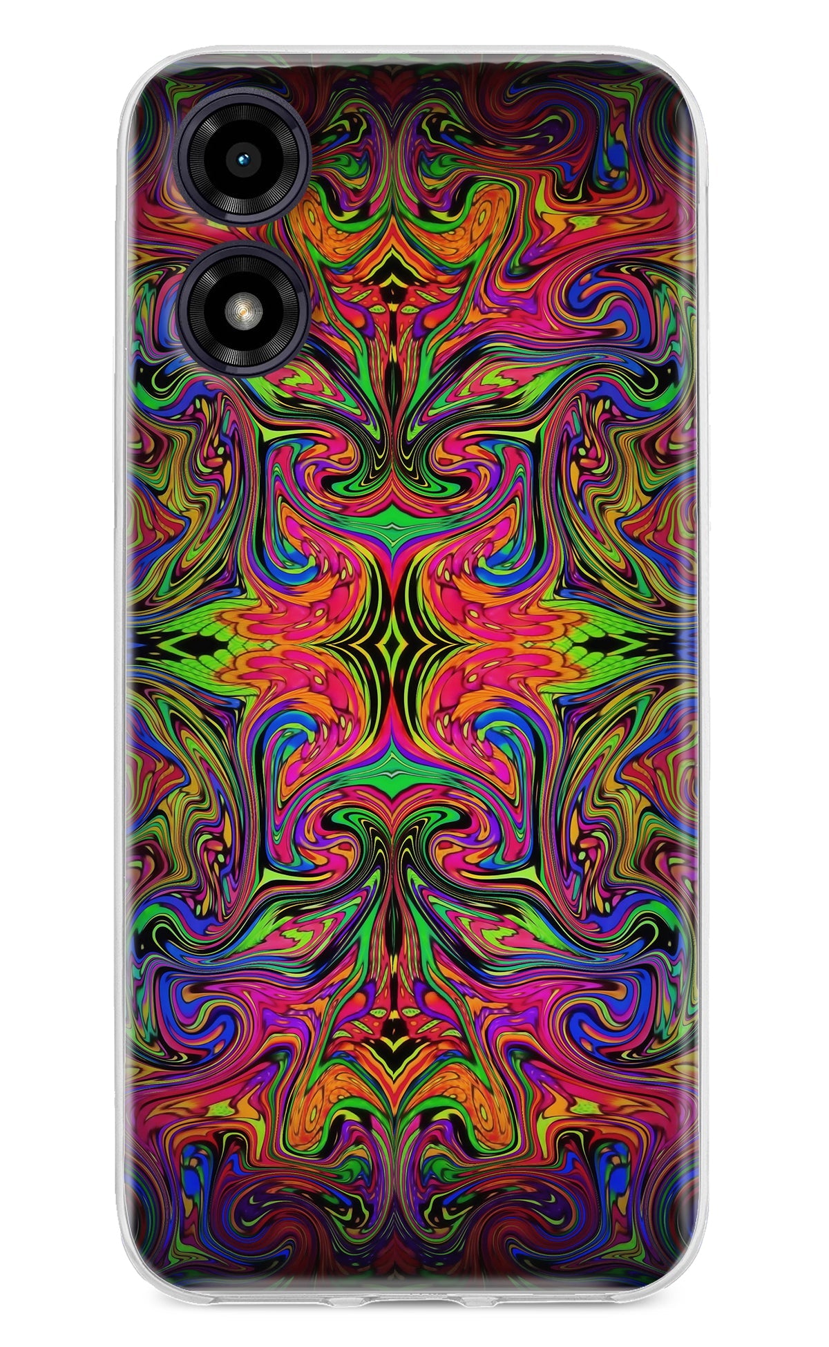 Psychedelic Art Moto G04 Back Cover