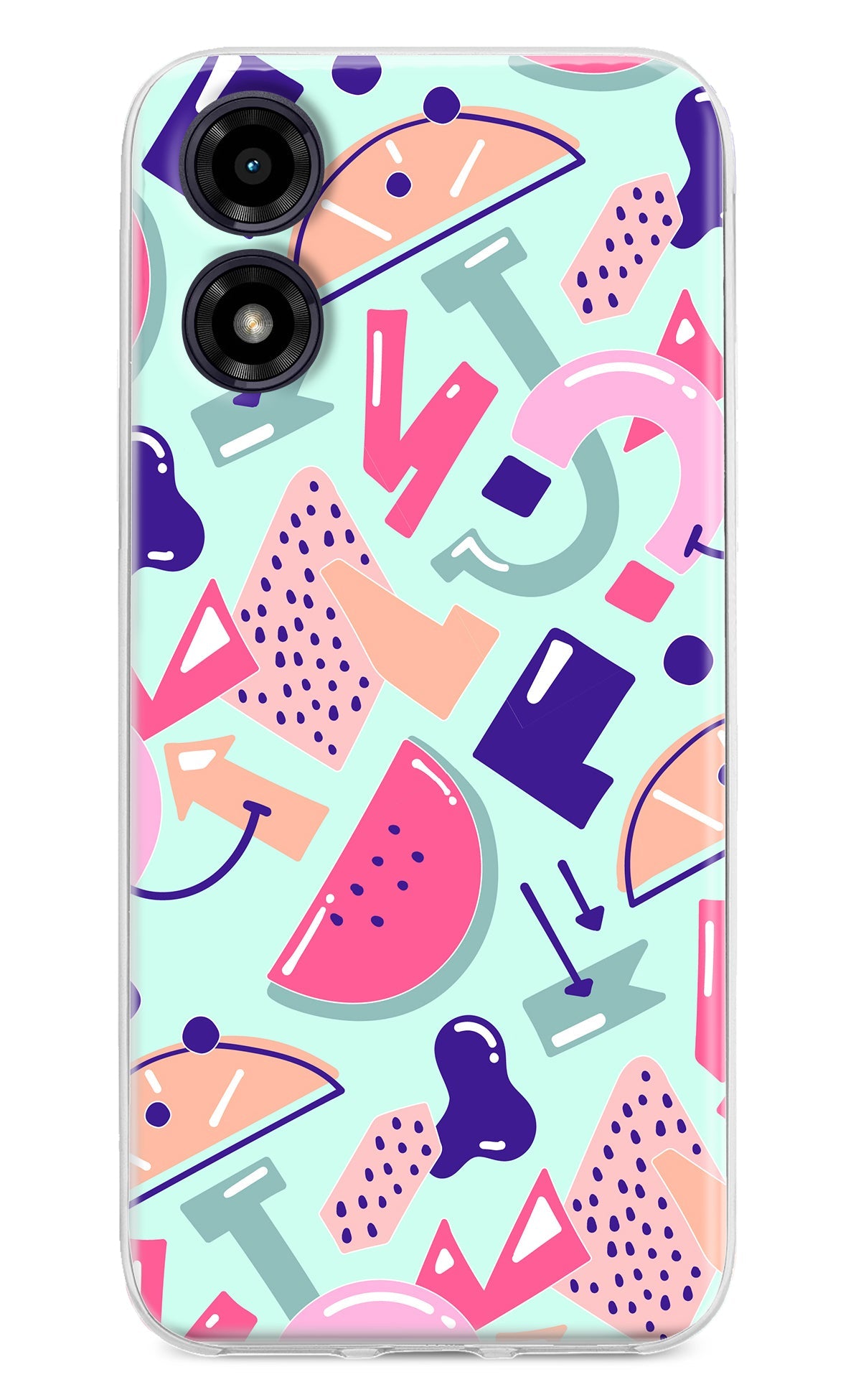 Doodle Pattern Moto G04 Back Cover