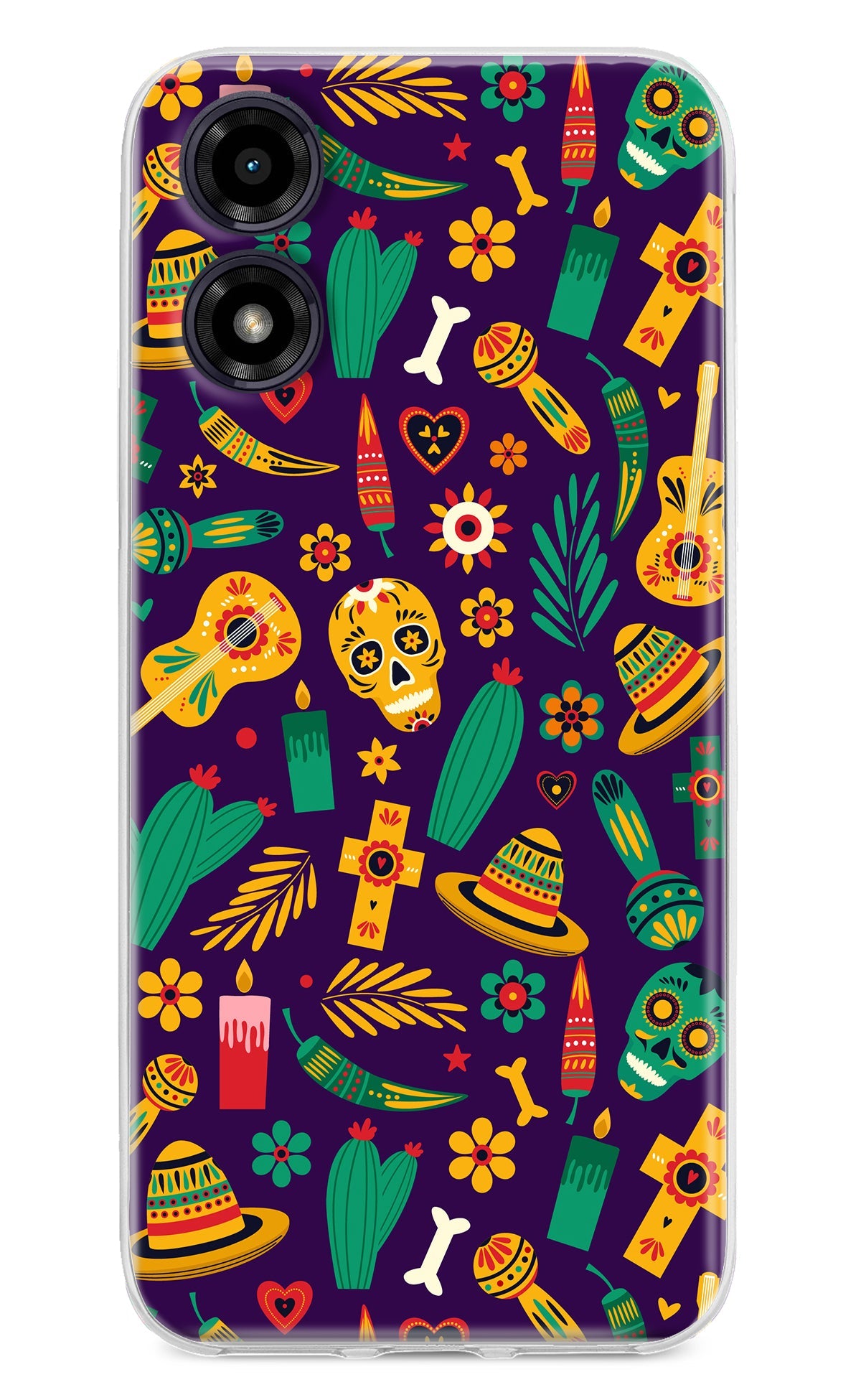 Mexican Artwork Moto G04 Back Cover