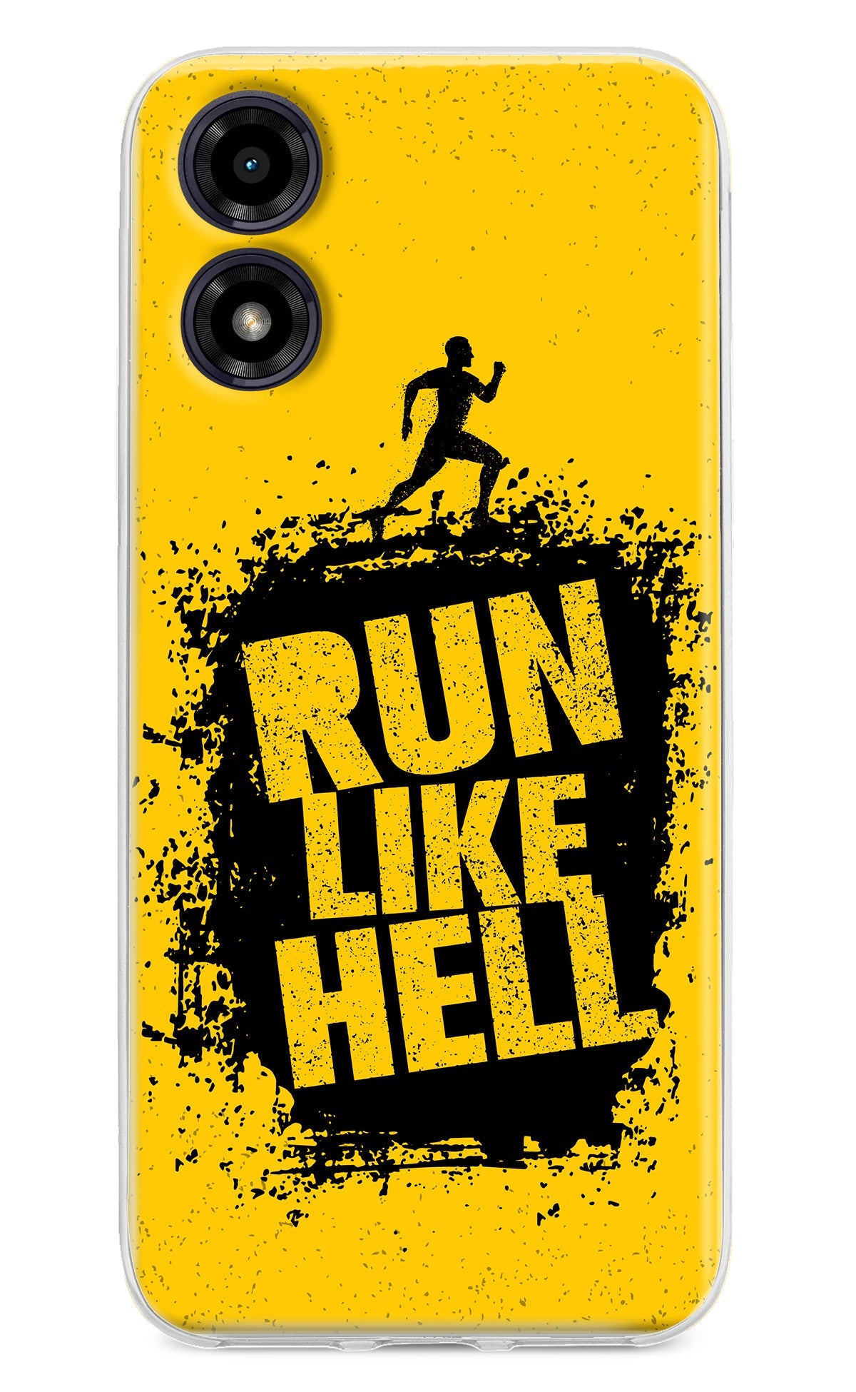 Run Like Hell Moto G04 Back Cover