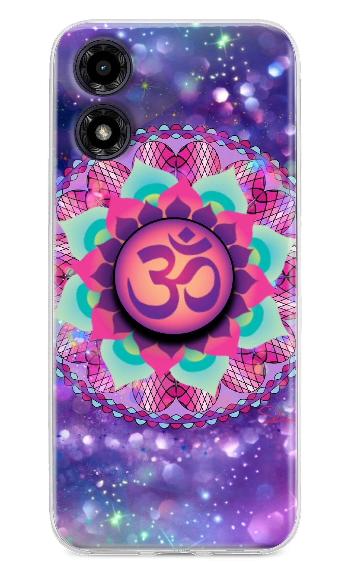 Om Purple Moto G04 Pop Case