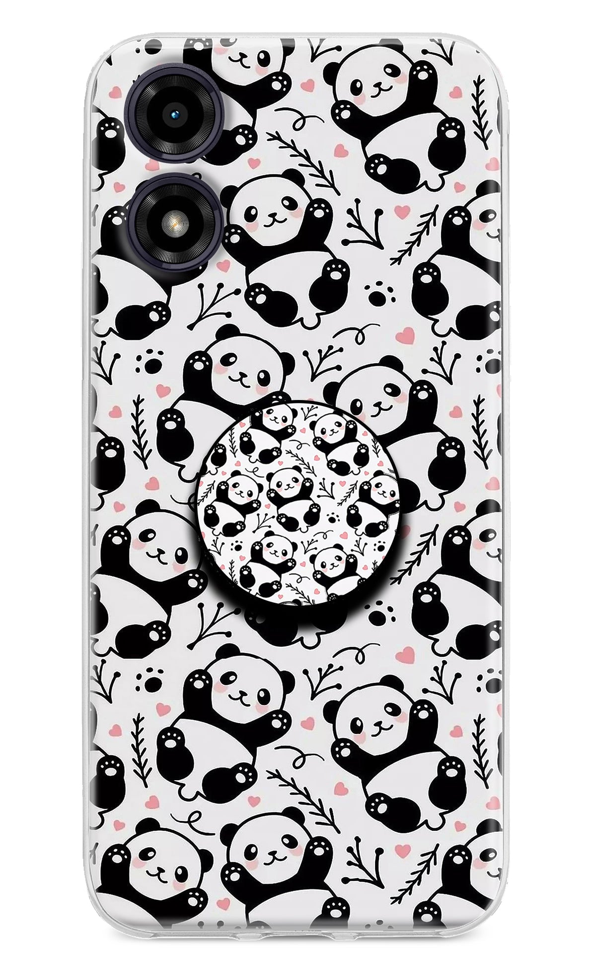 Cute Panda Moto G04 Pop Case