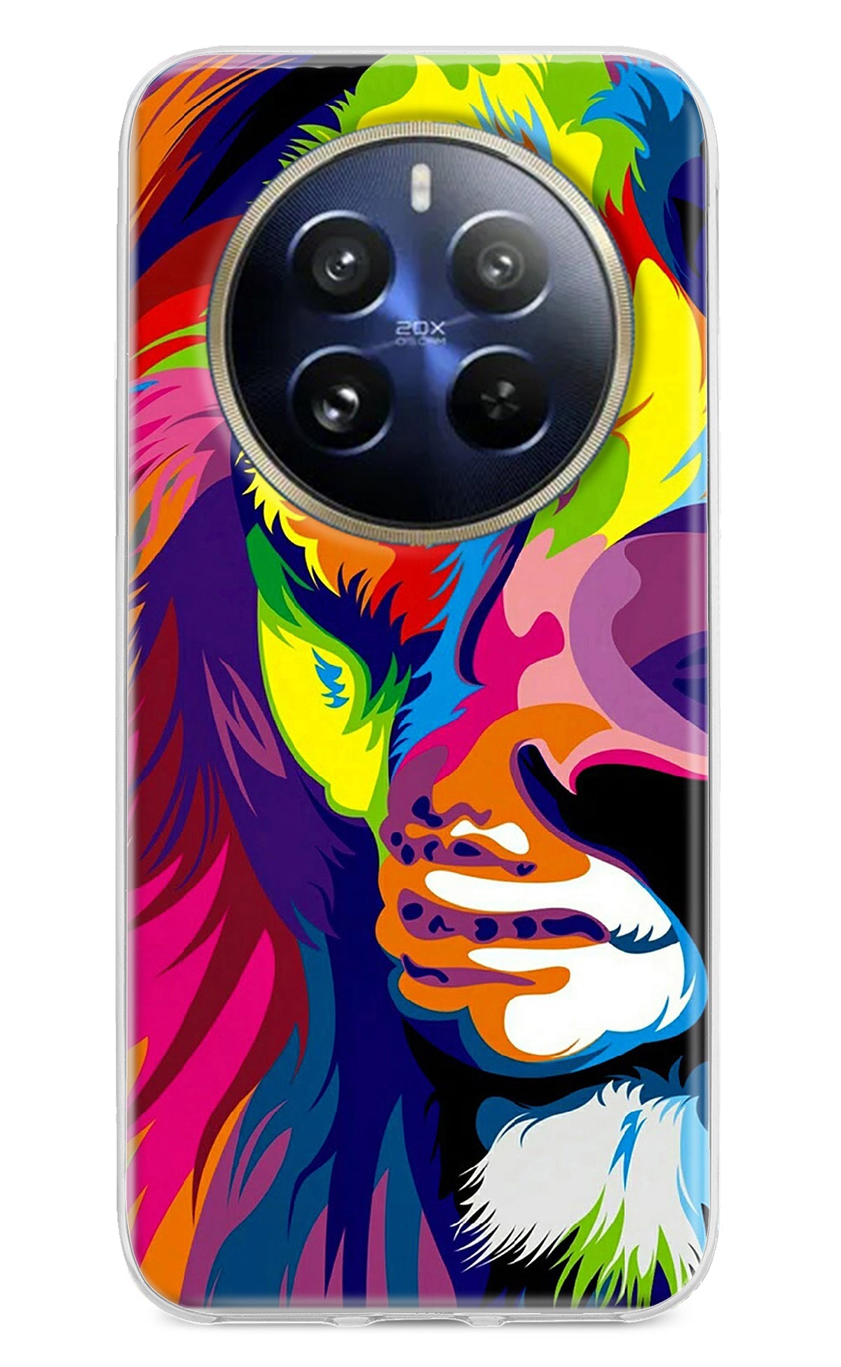 Lion Half Face Realme 12 Pro 5G/12 Pro+ 5G Back Cover