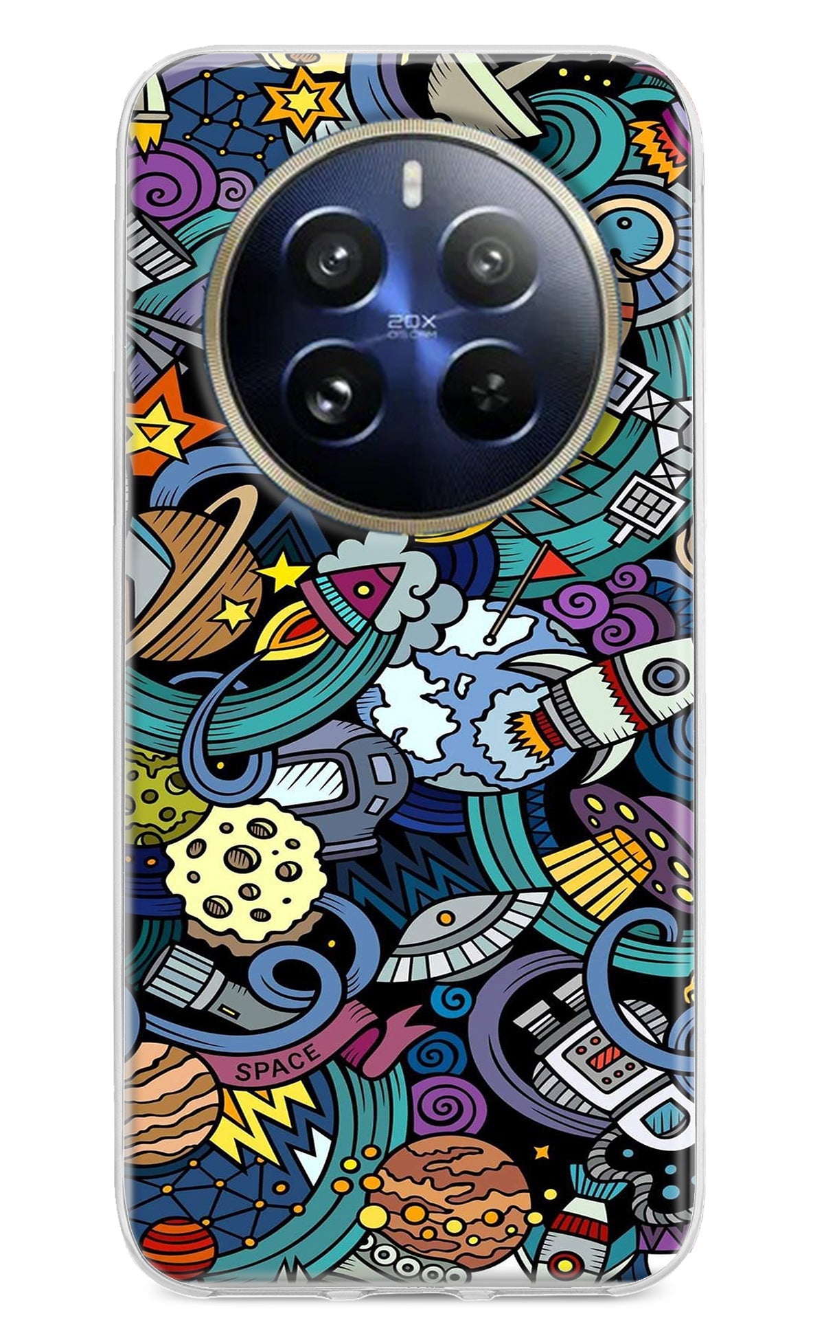 Space Abstract Realme 12 Pro 5G/12 Pro+ 5G Back Cover