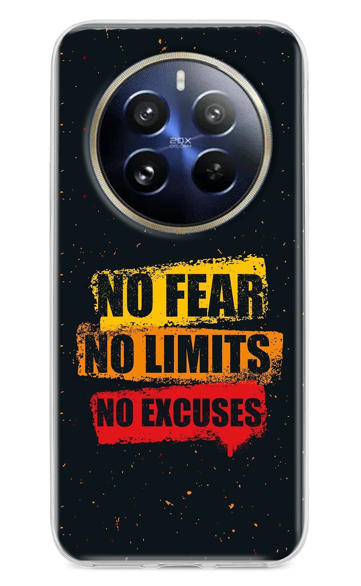 No Fear No Limits No Excuse Realme 12 Pro 5G/12 Pro+ 5G Back Cover