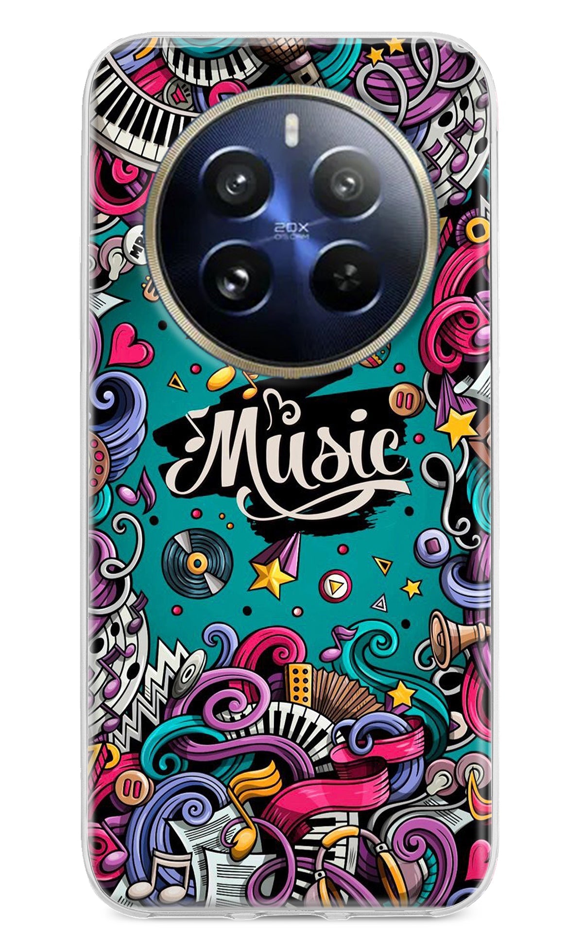 Music Graffiti Realme 12 Pro 5G/12 Pro+ 5G Back Cover