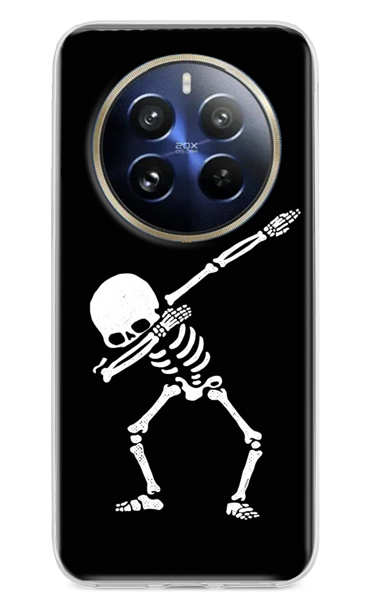 Dabbing Skeleton Art Realme 12 Pro 5G/12 Pro+ 5G Back Cover